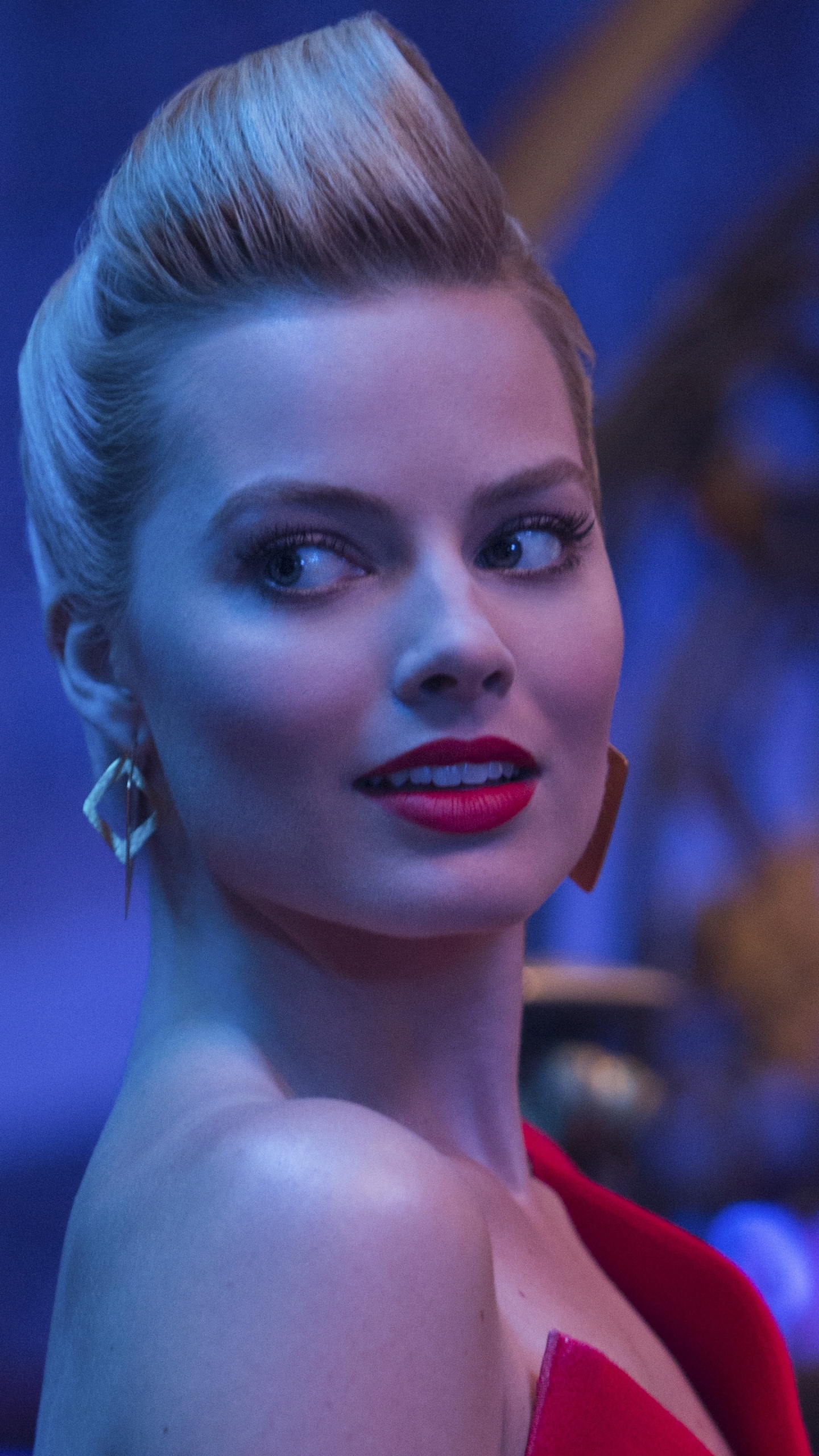 Download mobile wallpaper Focus, Movie, Margot Robbie for free.