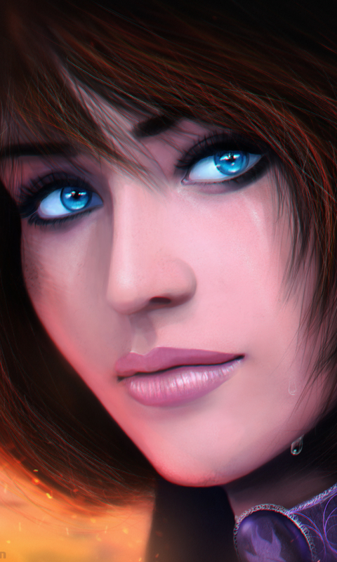Handy-Wallpaper Bioshock, Gesicht, Blaue Augen, Computerspiele, Bioshock Infinite kostenlos herunterladen.