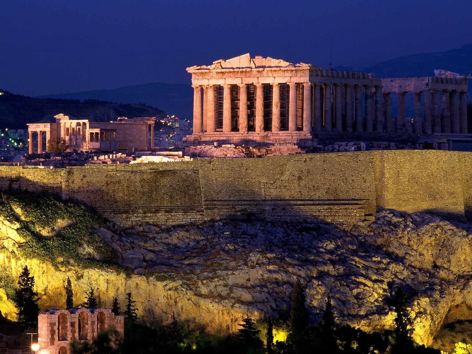 Скачать картинку Акрополь Афин, Памятники, Сделано Человеком в телефон бесплатно.