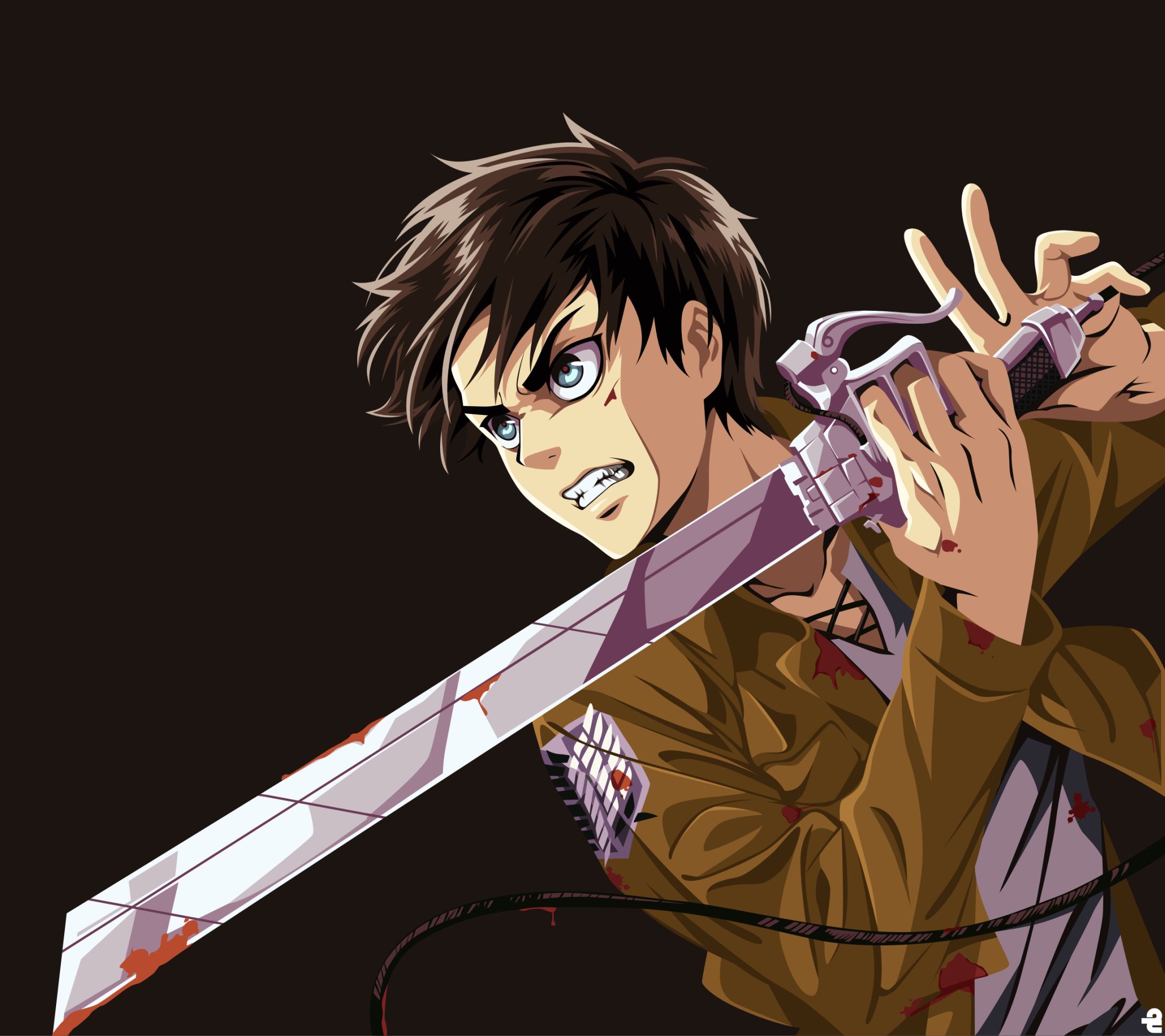 Download mobile wallpaper Anime, Eren Yeager, Shingeki No Kyojin, Attack On Titan for free.