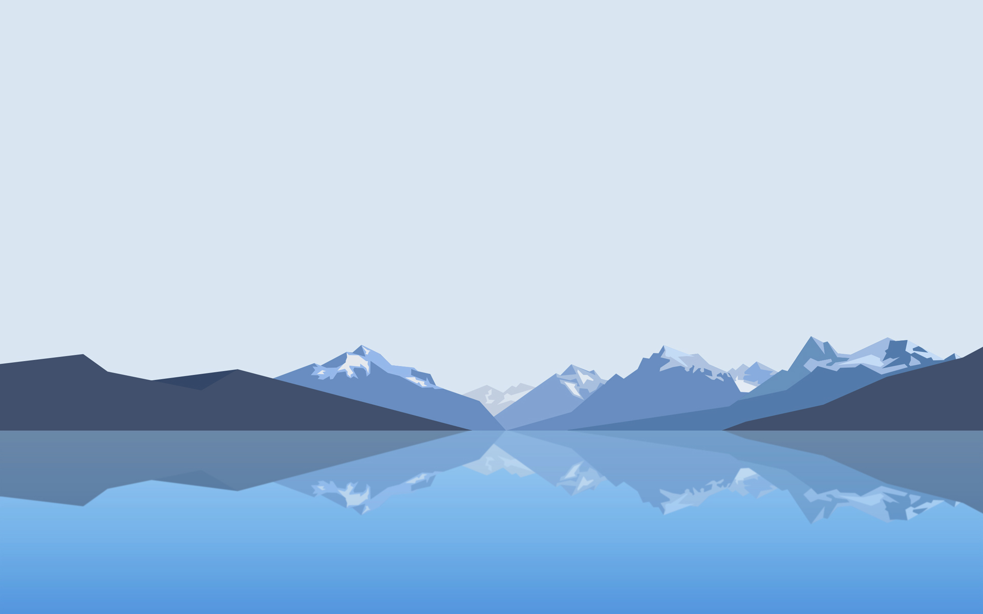 Download mobile wallpaper Mountain, Reflection, Artistic for free.