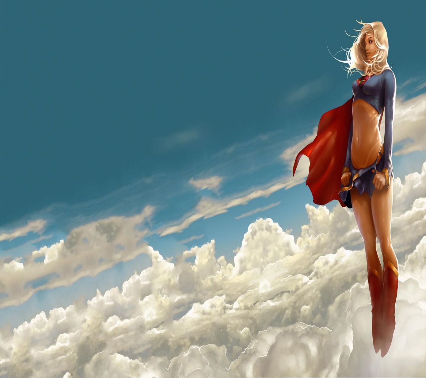 Скачати мобільні шпалери Супермен, Комікси, Супердівчина безкоштовно.