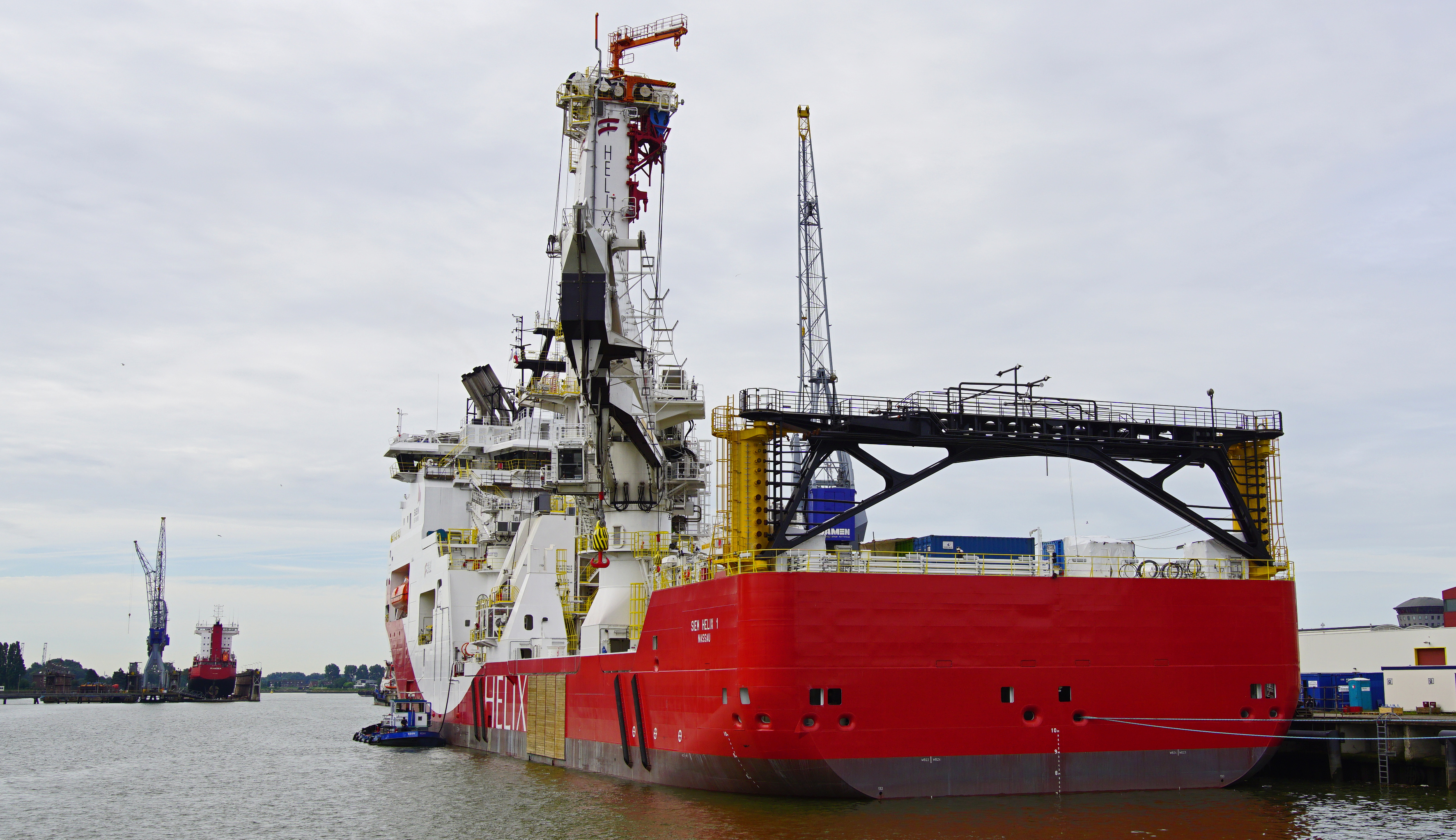 Download mobile wallpaper Ship, Vehicles, Offshore Support Vessel, Siem Helix 1 for free.