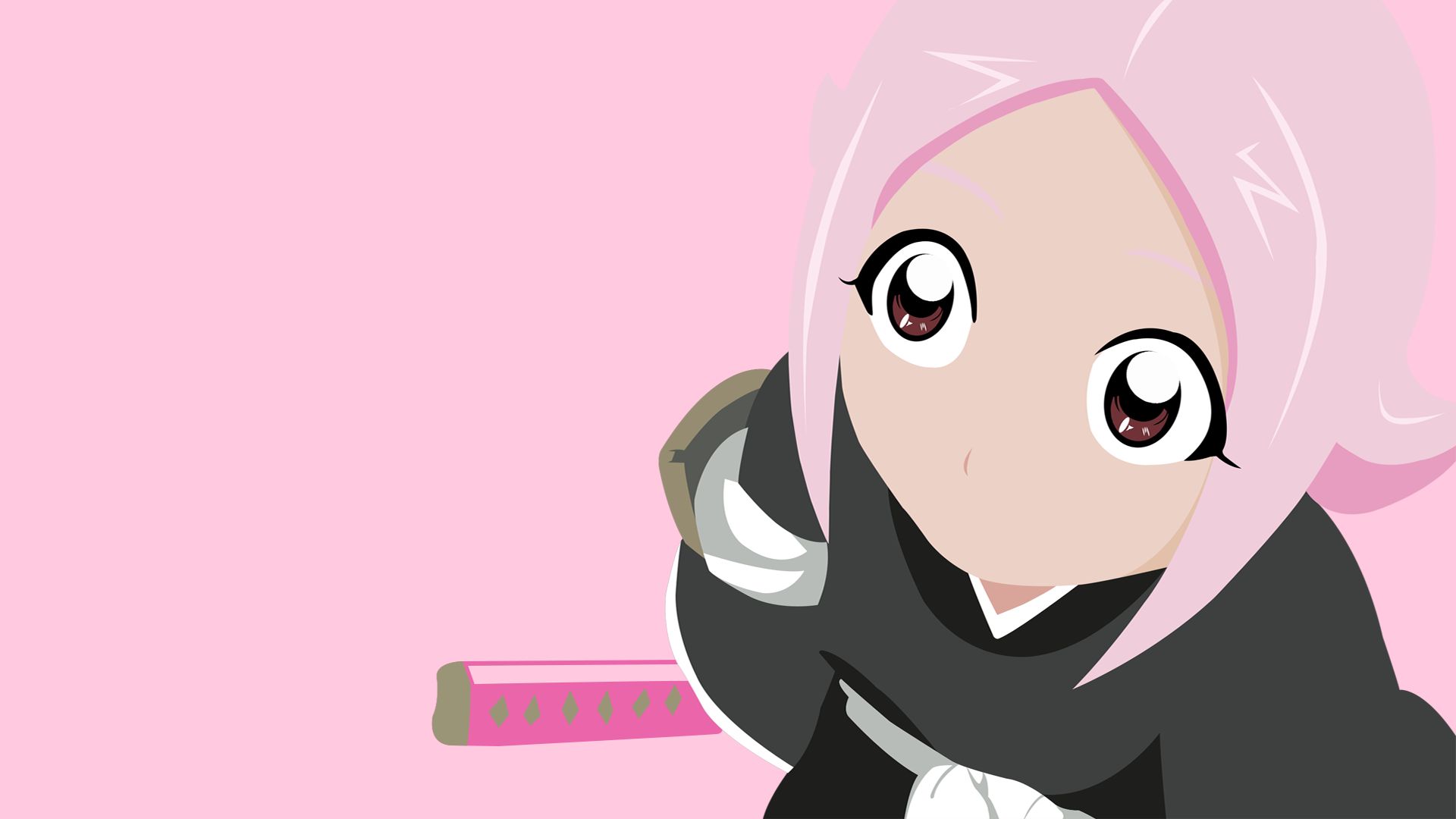 Download mobile wallpaper Anime, Bleach, Minimalist, Yachiru Kusajishi for free.