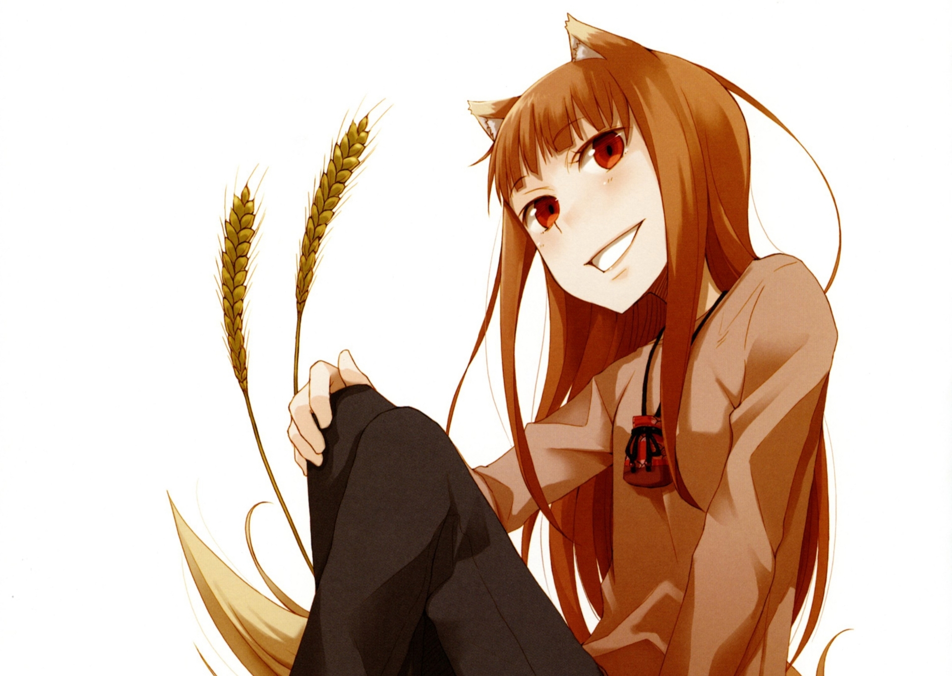 Baixe gratuitamente a imagem Anime, Holo (Spice & Wolf), Ôkami To Kôshinryô na área de trabalho do seu PC