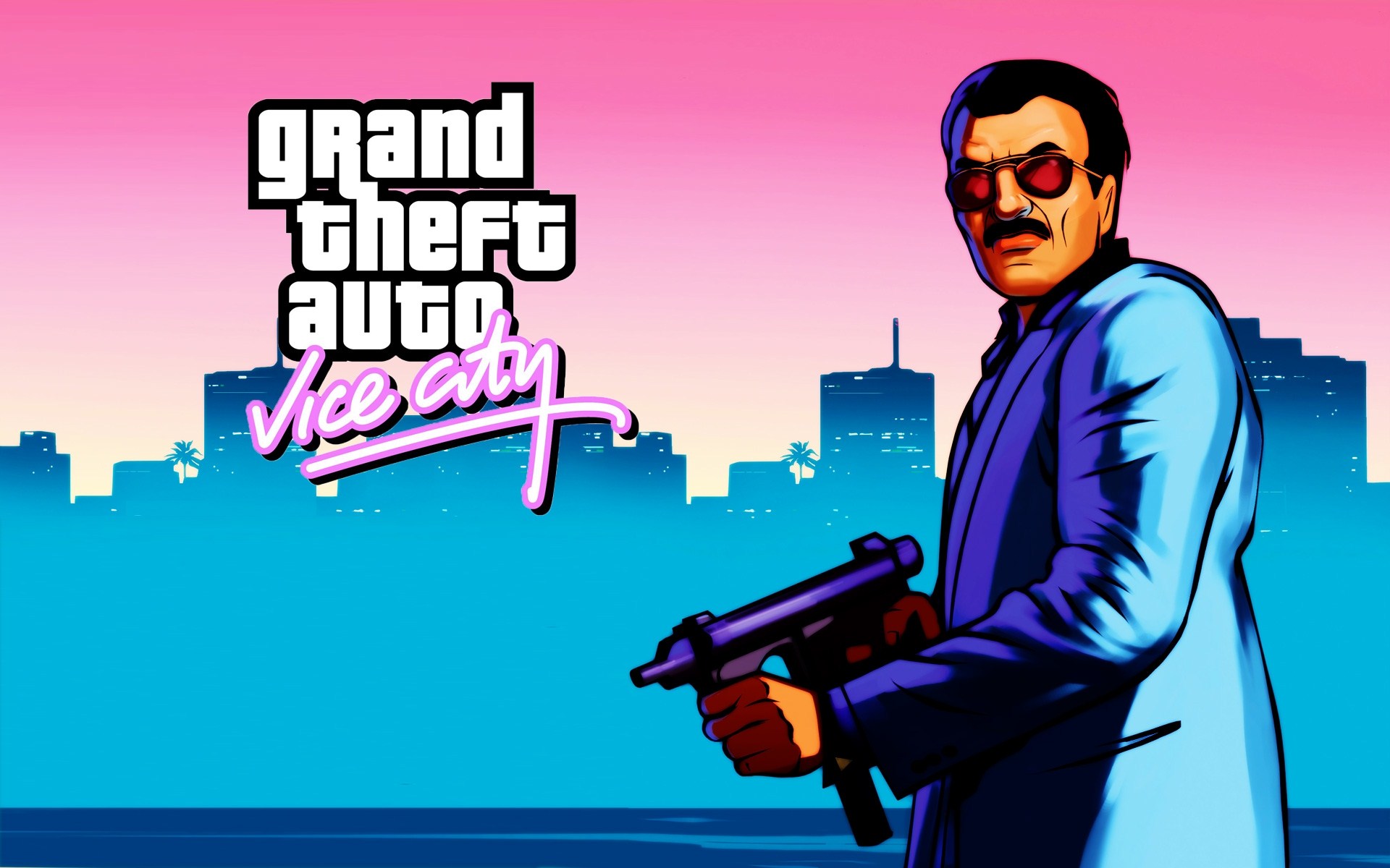 Скачать обои Grand Theft Auto: Вайс Сити на телефон бесплатно