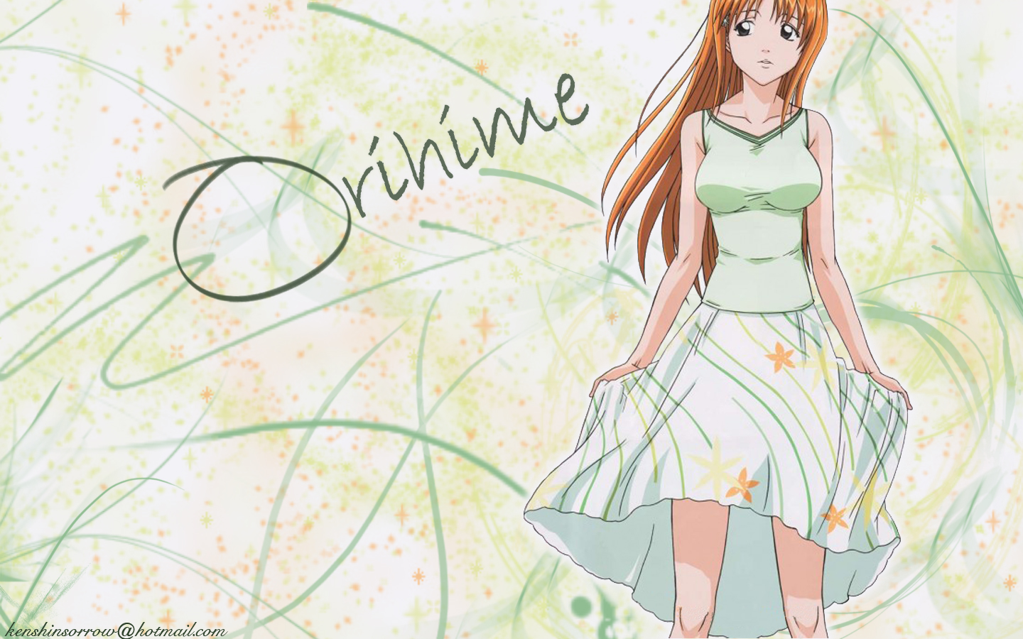 Laden Sie das Bleach, Animes, Orihime Inoue-Bild kostenlos auf Ihren PC-Desktop herunter