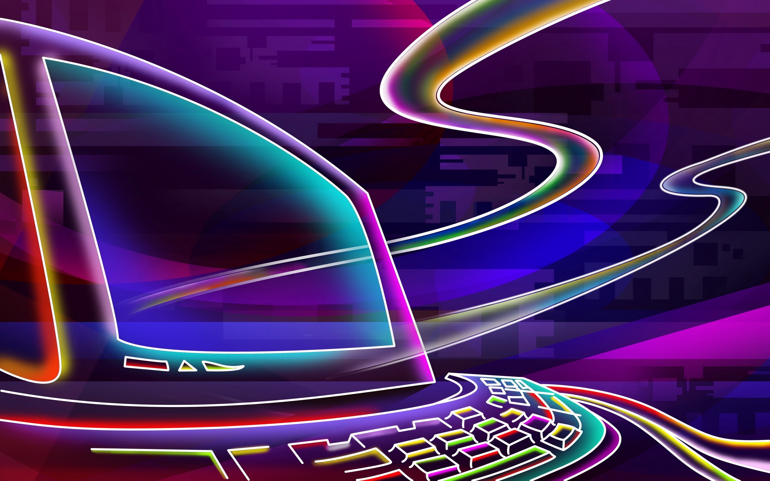 Download mobile wallpaper Neon, Artistic for free.