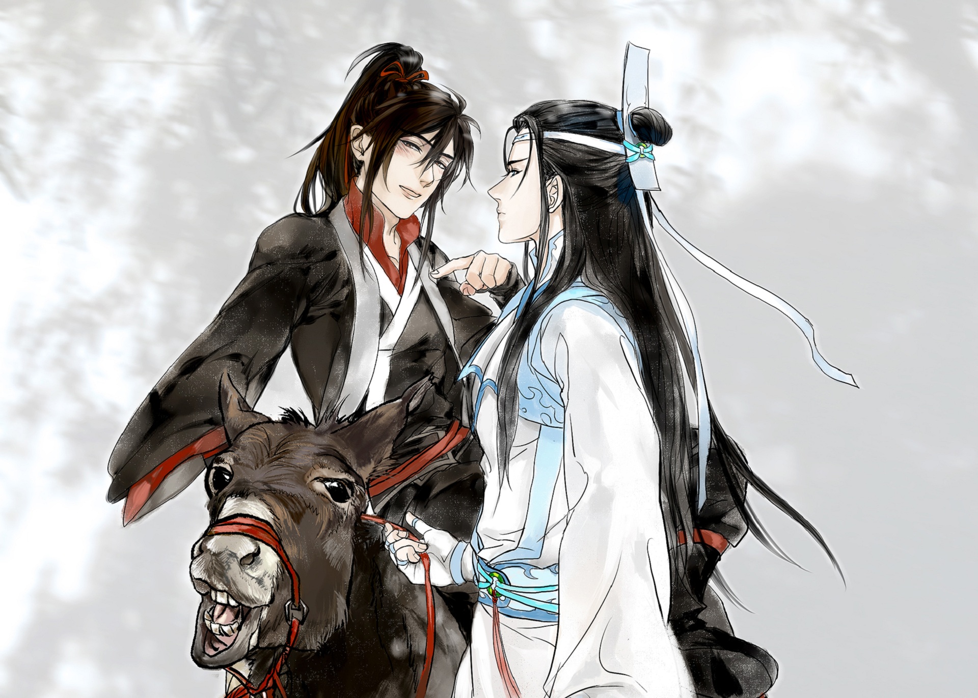 Download mobile wallpaper Anime, Lan Zhan, Wei Ying, Lan Wangji, Wei Wuxian, Mo Dao Zu Shi for free.