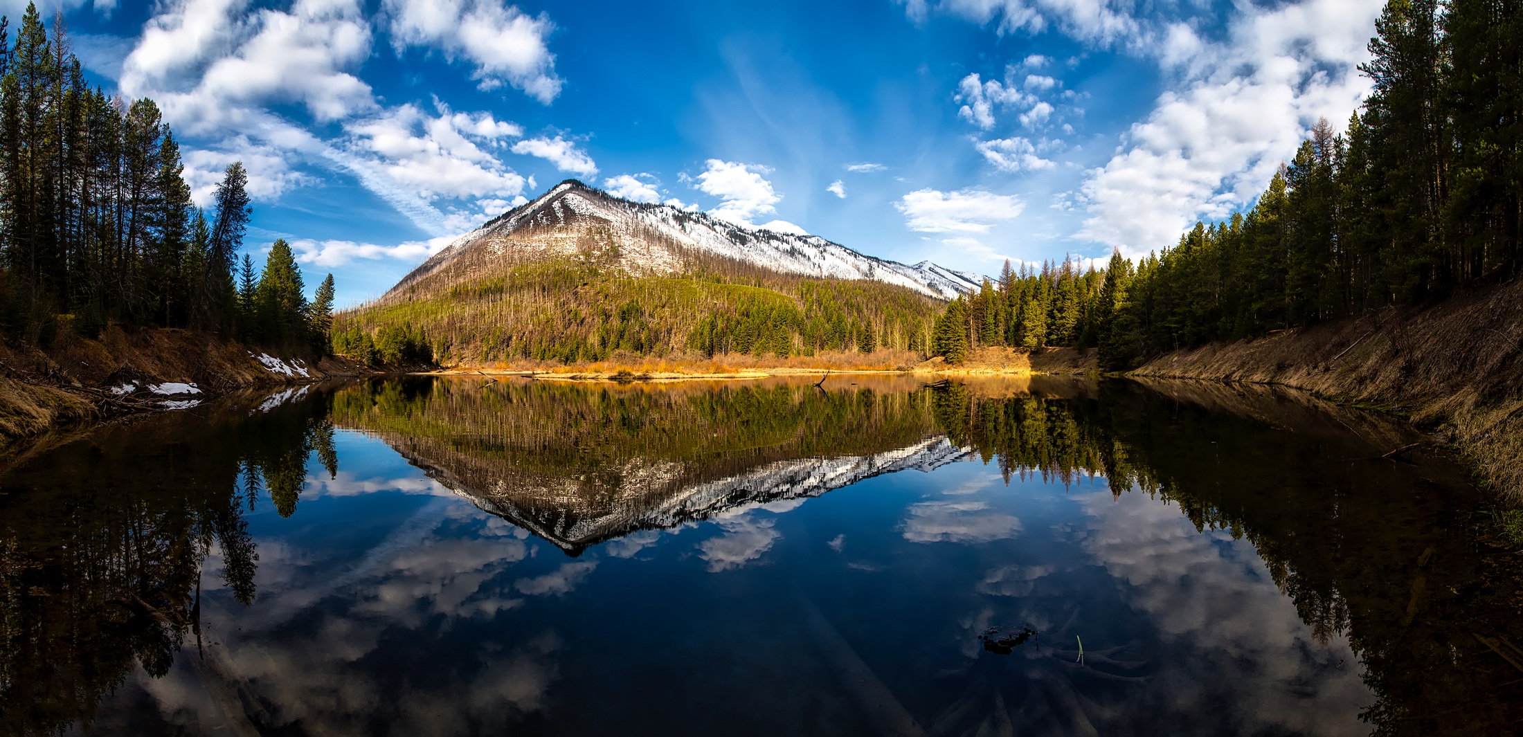 Download mobile wallpaper Nature, Mountain, Lake, Reflection, Earth for free.