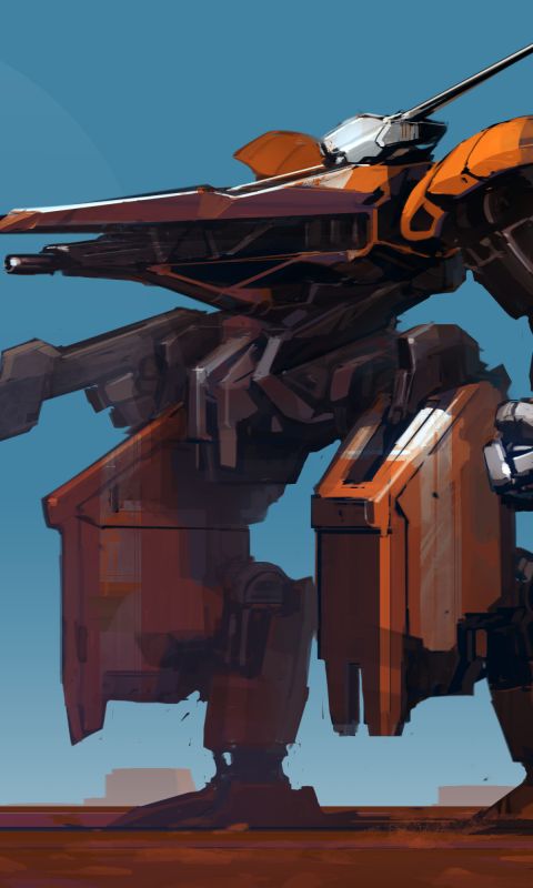 Download mobile wallpaper Weapon, Robot, Sci Fi, Giant for free.