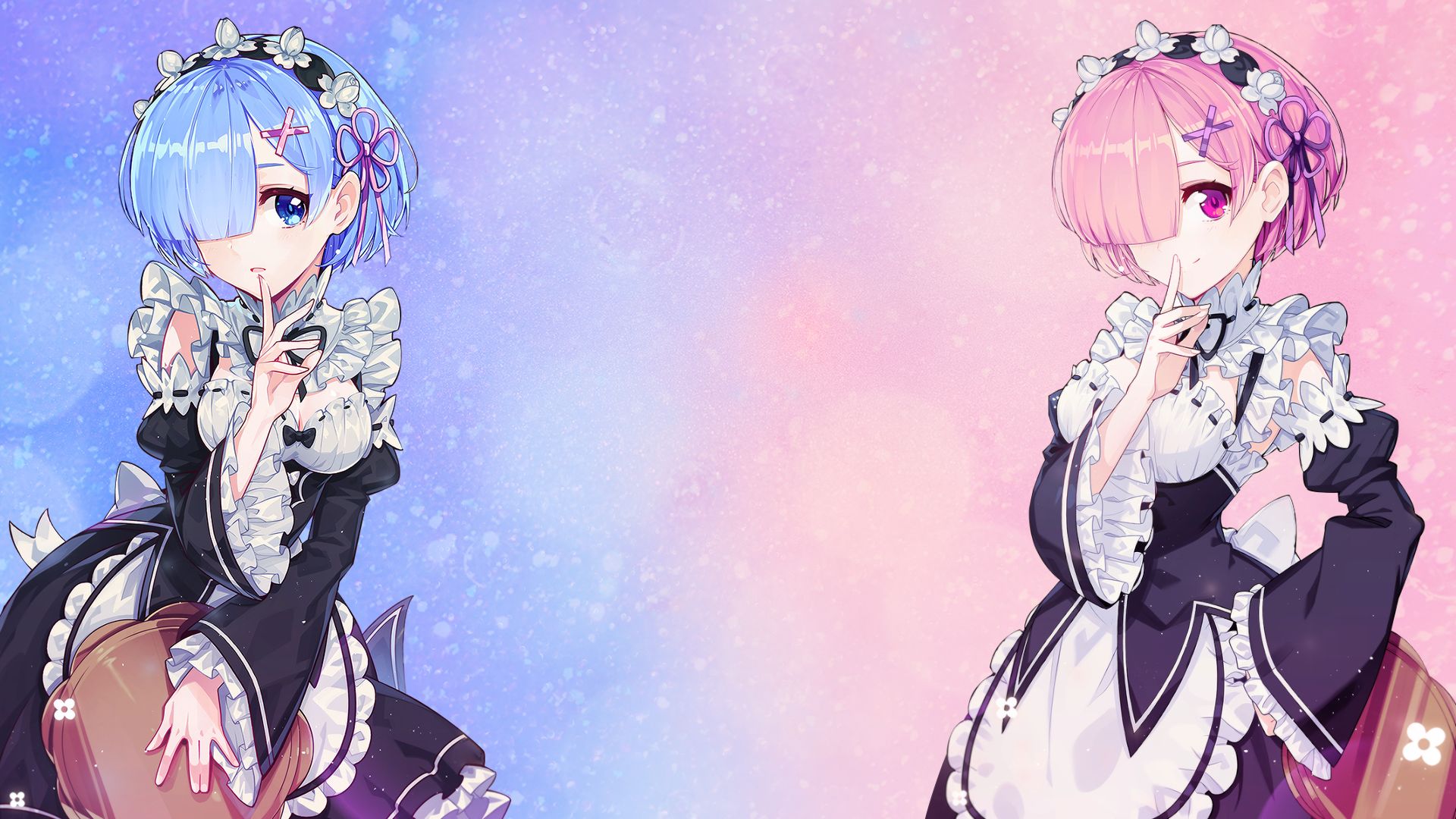 HD desktop wallpaper: Anime, Re:zero Starting Life In Another World, Ram  (Re:zero), Rem (Re:zero) download free picture #828741