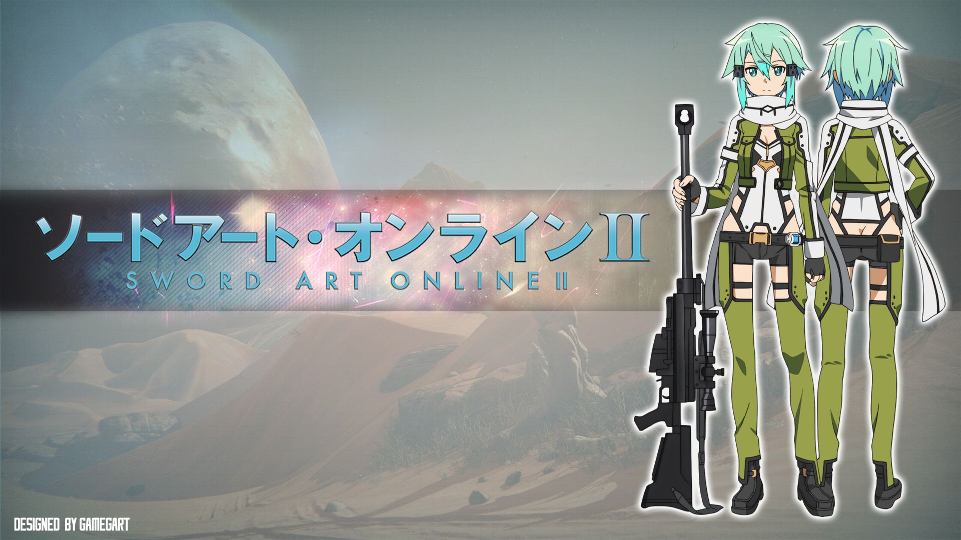 Descarga gratuita de fondo de pantalla para móvil de Sword Art Online, Animado, Espada Arte En Línea Ii, Sinon (Arte De Espada En Línea), Shino Asada.