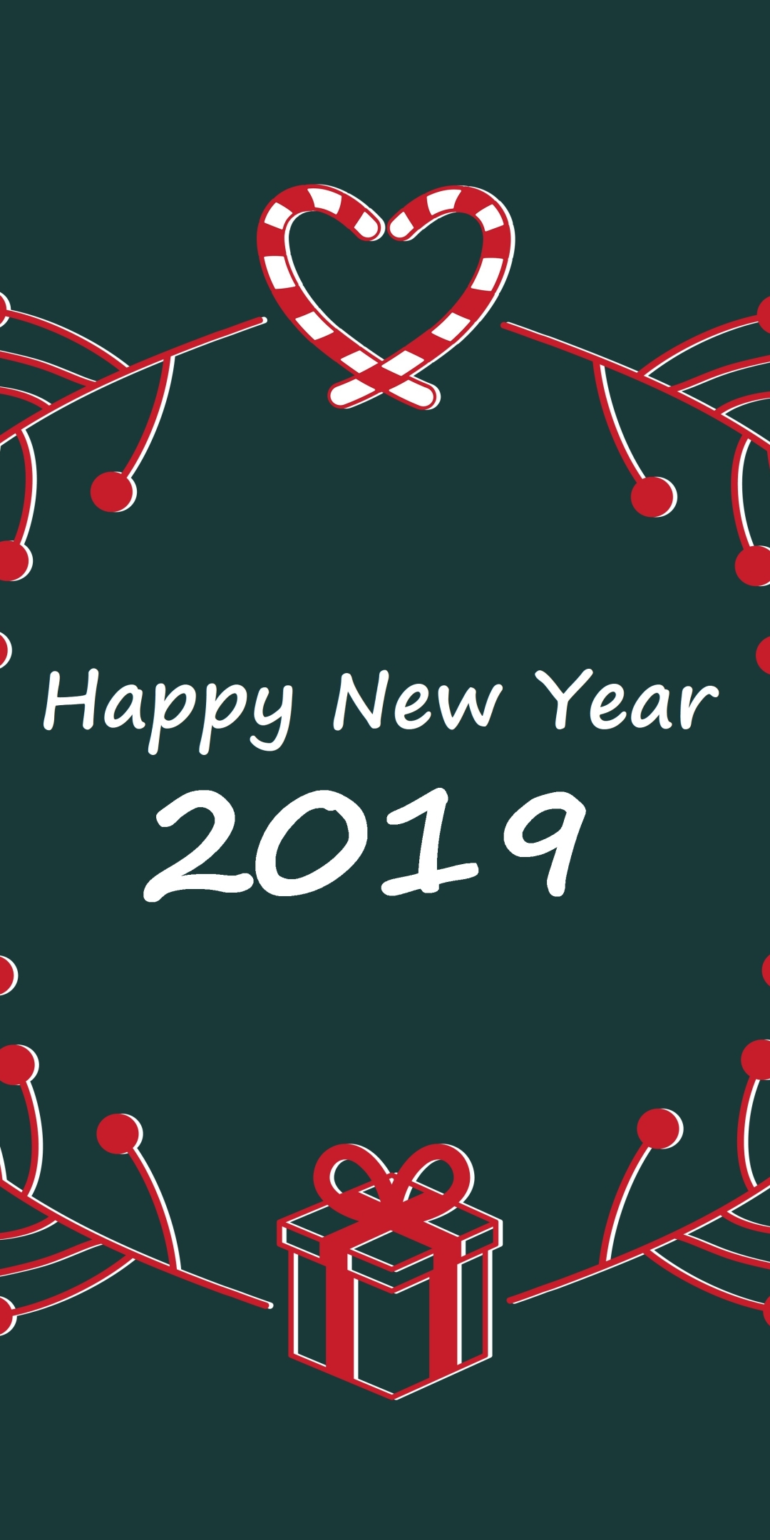 無料モバイル壁紙クリスマス, ホリデー, あけましておめでとう, 2019年新年をダウンロードします。