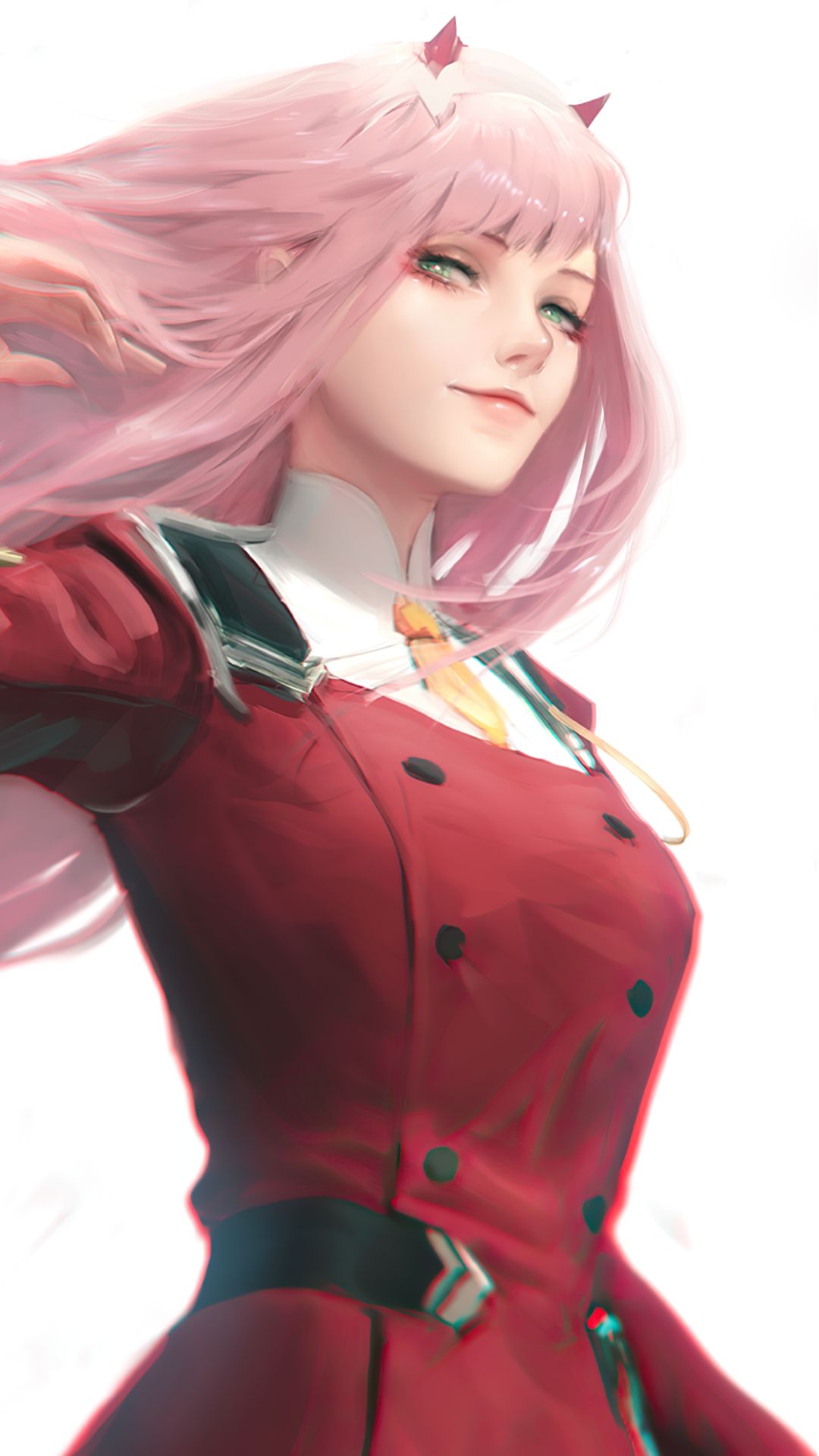 Handy-Wallpaper Pinkes Haar, Animes, Darling In The Franxx, Zero Two (Liebling Im Franxx) kostenlos herunterladen.