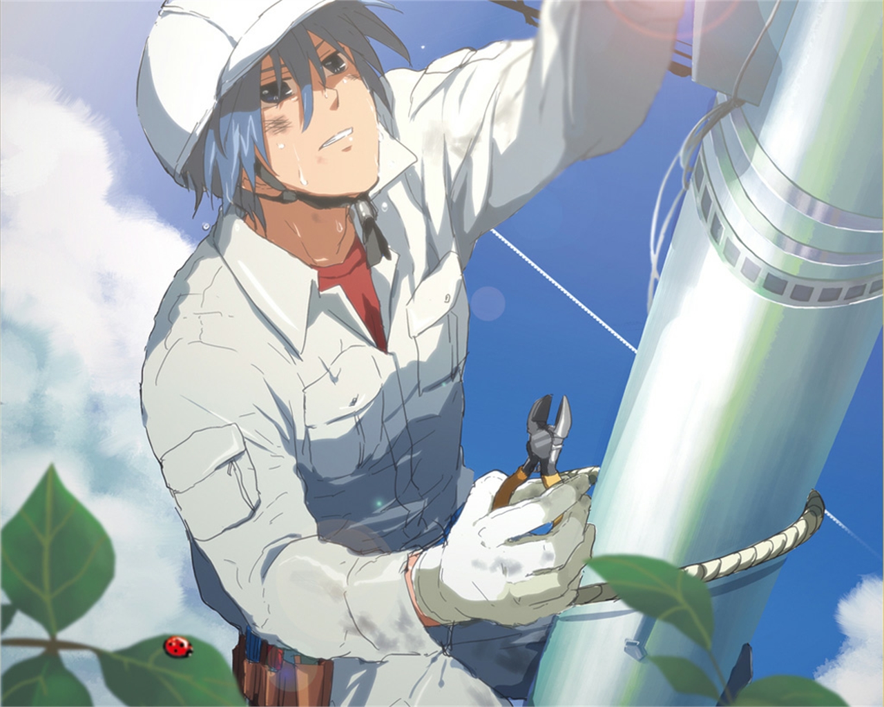 Handy-Wallpaper Animes, Clannad, Tomoya Okazaki kostenlos herunterladen.