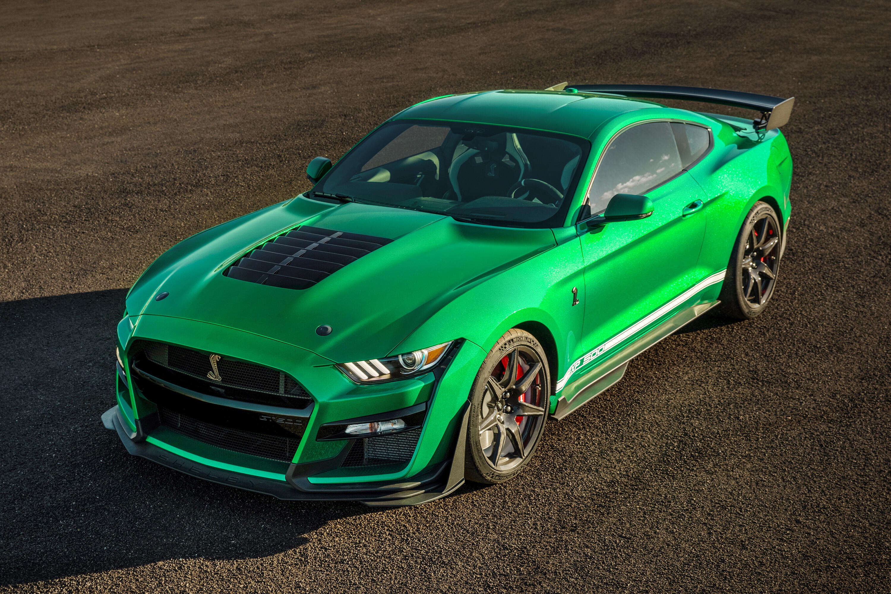 Free download wallpaper Ford, Car, Ford Mustang, Muscle Car, Ford Mustang Shelby Gt500, Vehicles, Green Car on your PC desktop