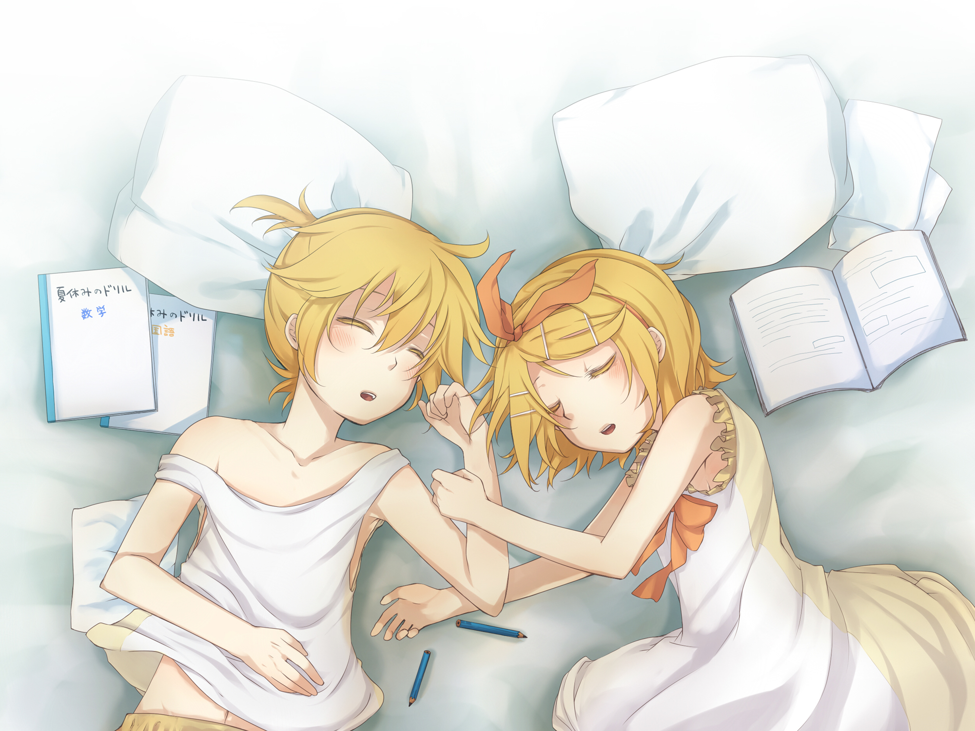 Free download wallpaper Anime, Vocaloid, Rin Kagamine, Len Kagamine on your...