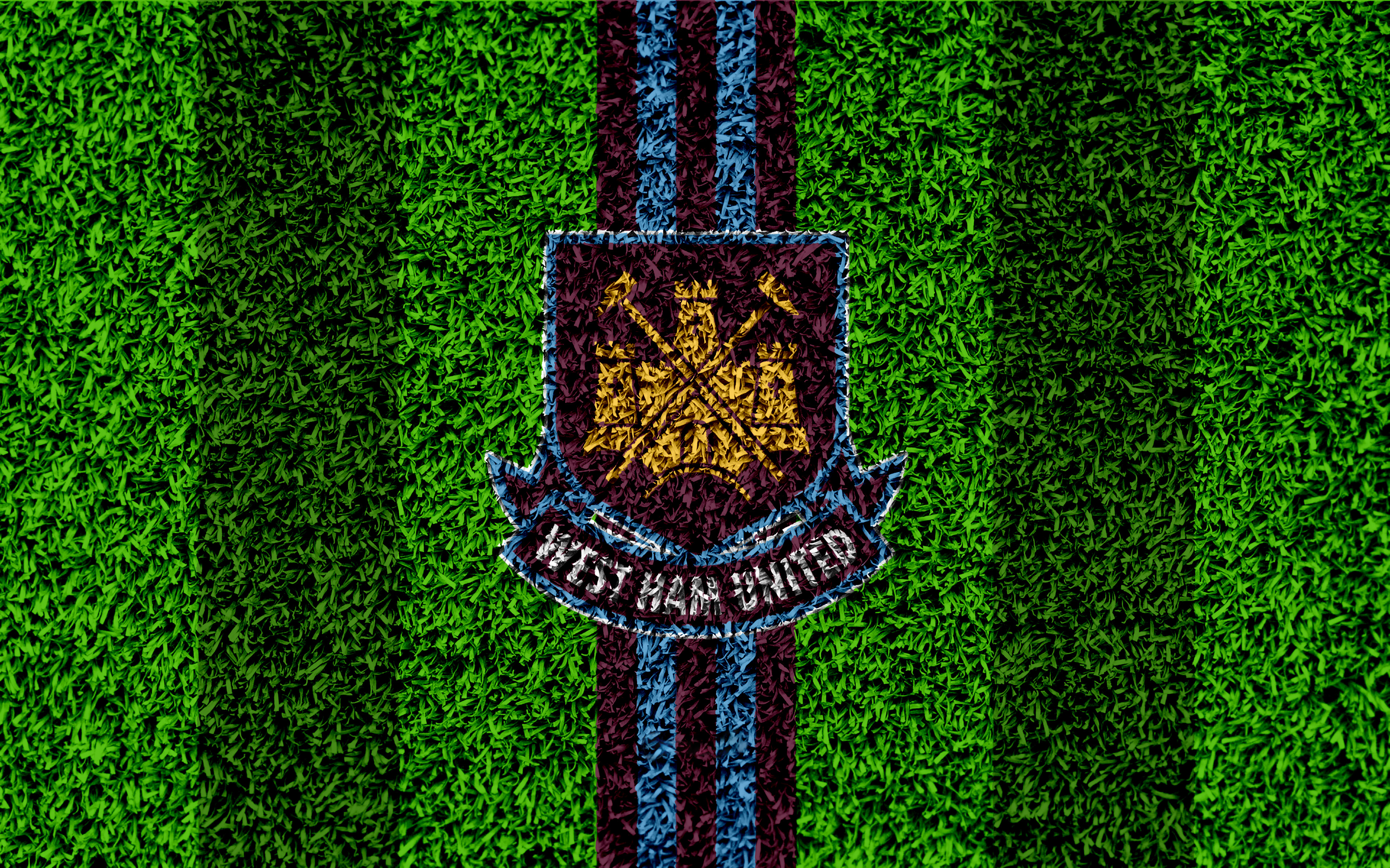Handy-Wallpaper Sport, Fußball, Logo, Emblem, West Ham United kostenlos herunterladen.