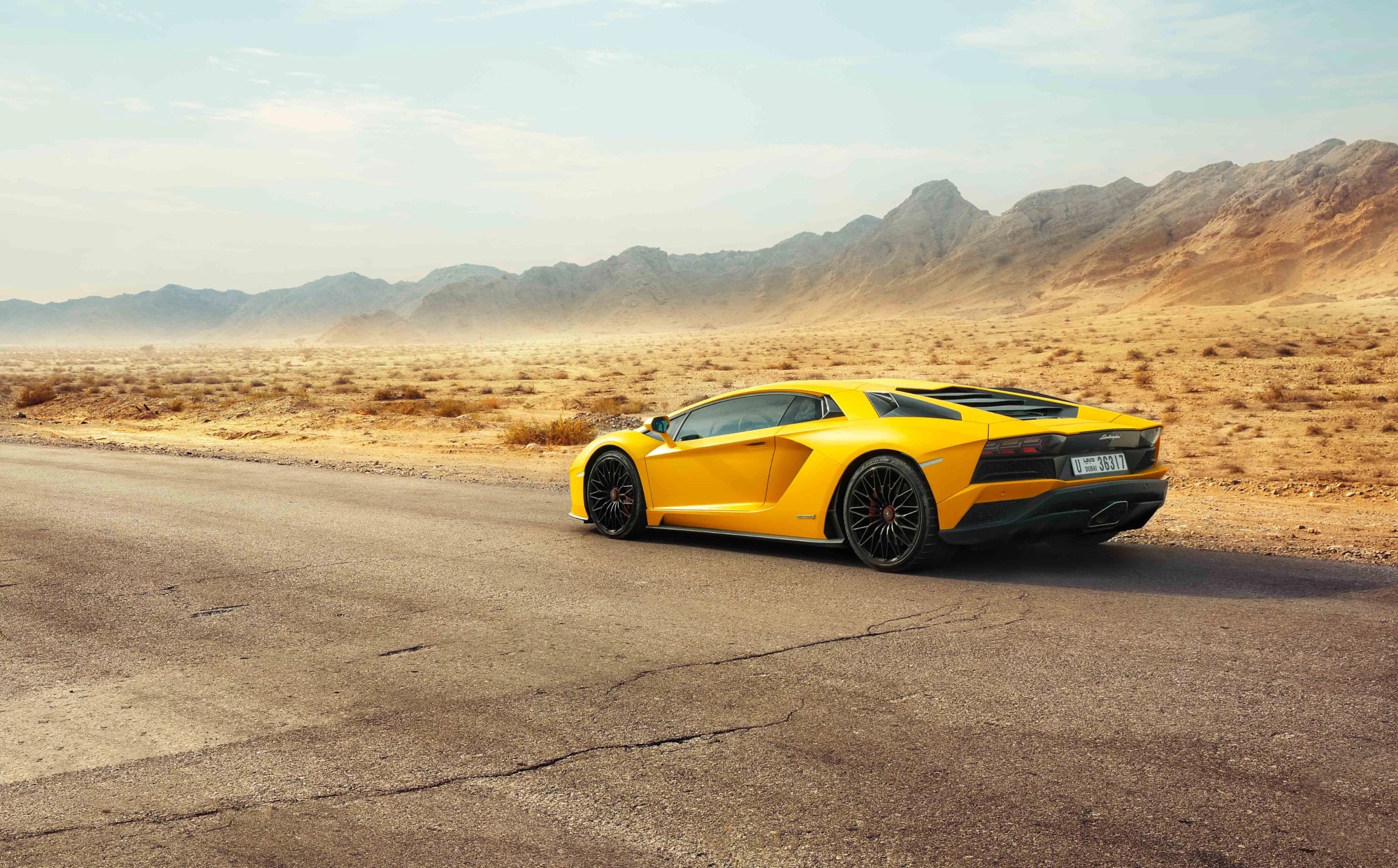 Download mobile wallpaper Lamborghini, Car, Supercar, Lamborghini Aventador, Vehicles, Yellow Car, Lamborghini Aventador S for free.