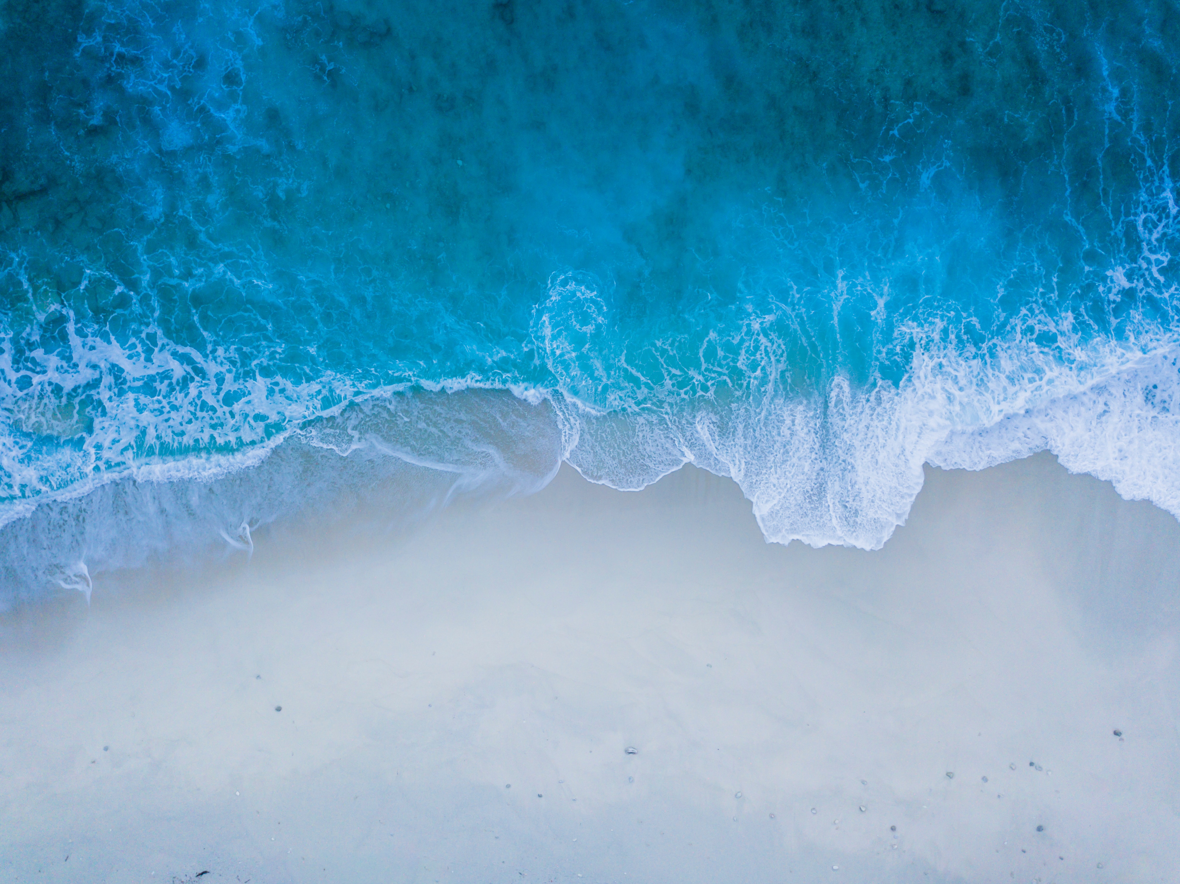 sand, ocean, nature, blue, foam, surf, wave