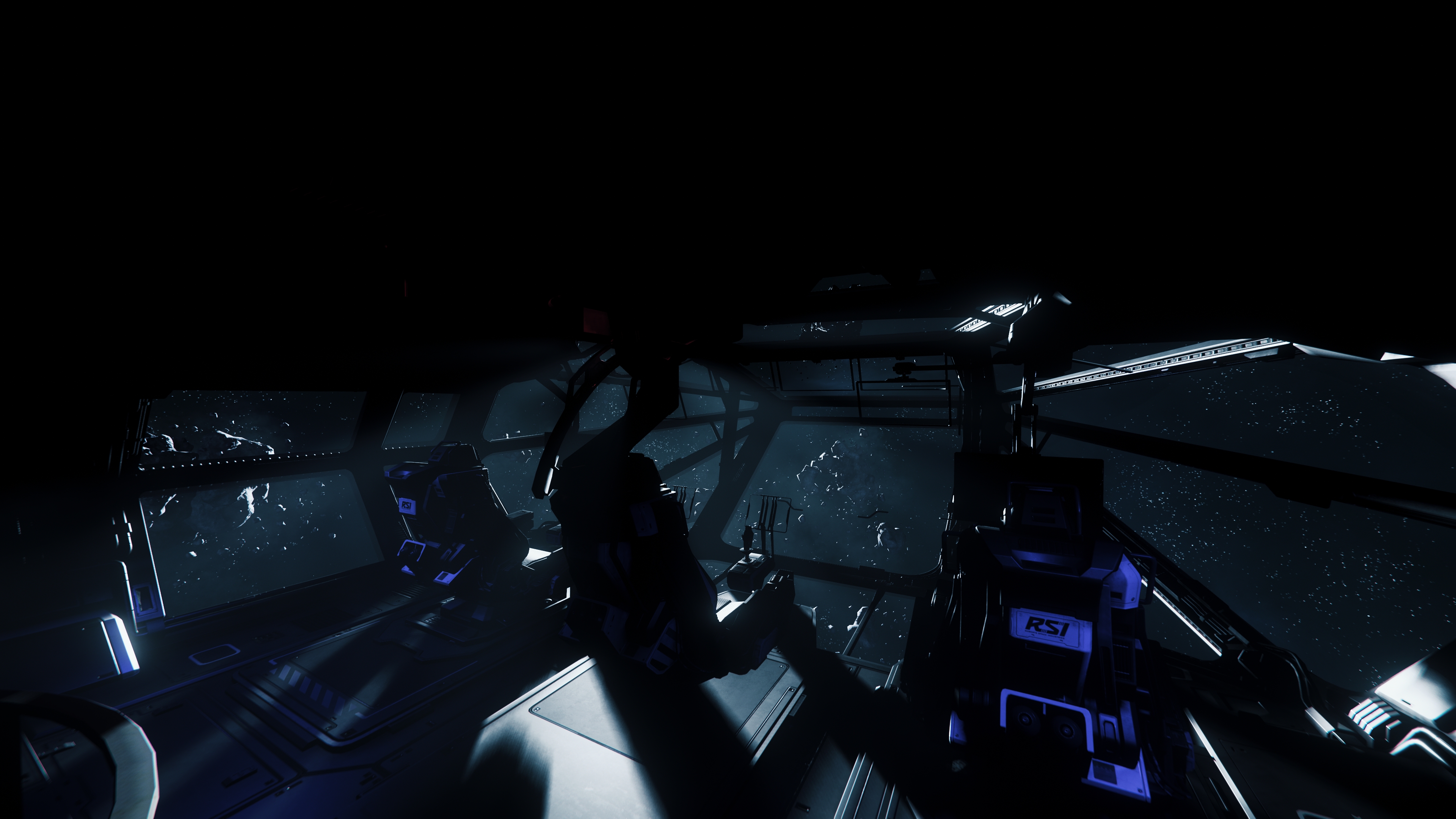 video game, star citizen, cockpit, constellation (star citizen), shadow, space