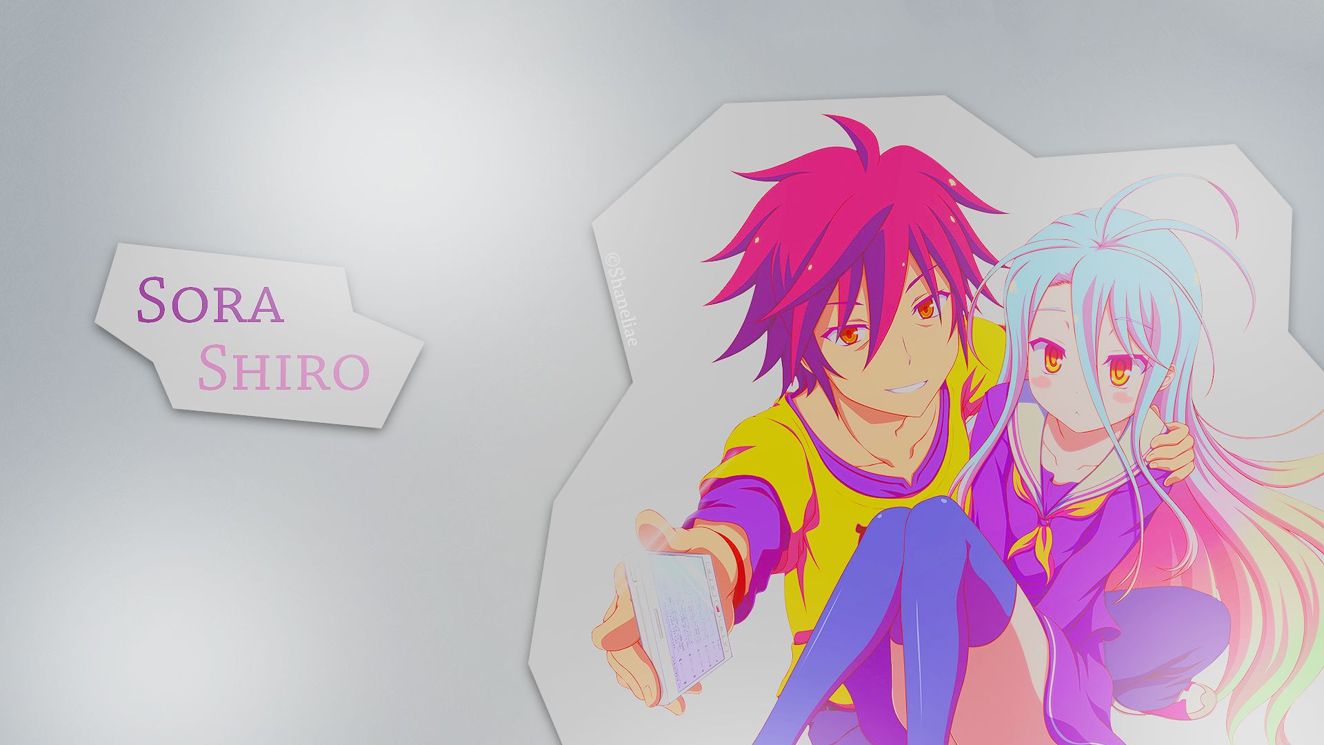 Baixe gratuitamente a imagem Anime, Shiro (Sem Jogo Sem Vida), Sora (Sem Jogo Sem Vida), No Game No Life na área de trabalho do seu PC