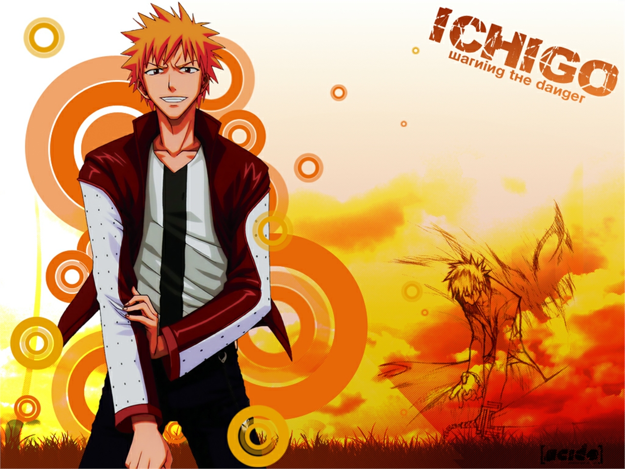 Handy-Wallpaper Bleach, Animes, Ichigo Kurosaki kostenlos herunterladen.