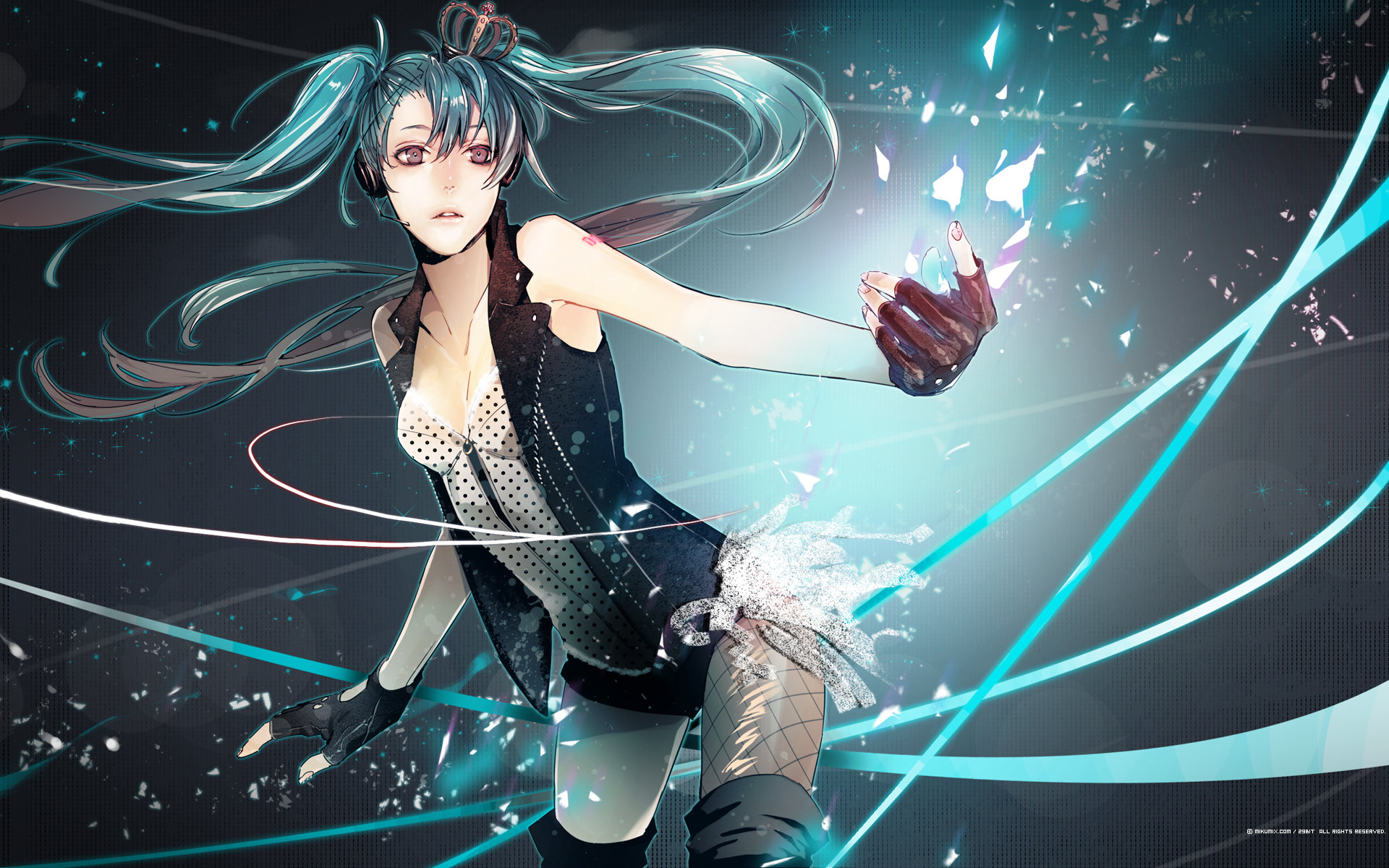 Laden Sie das Vocaloid, Hatsune Miku, Animes-Bild kostenlos auf Ihren PC-Desktop herunter