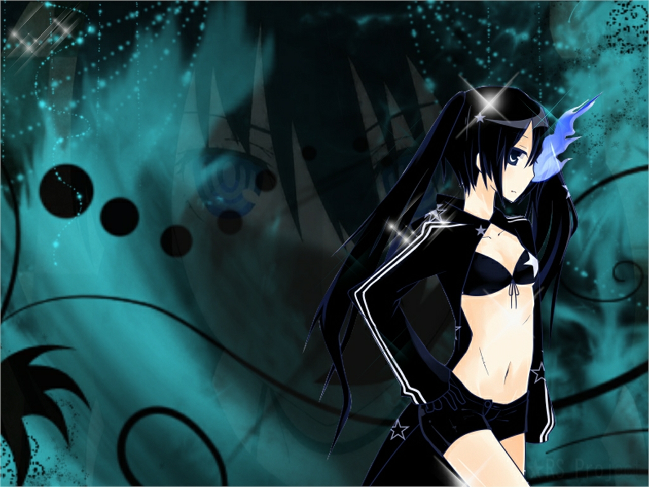 Download mobile wallpaper Anime, Black Rock Shooter for free.