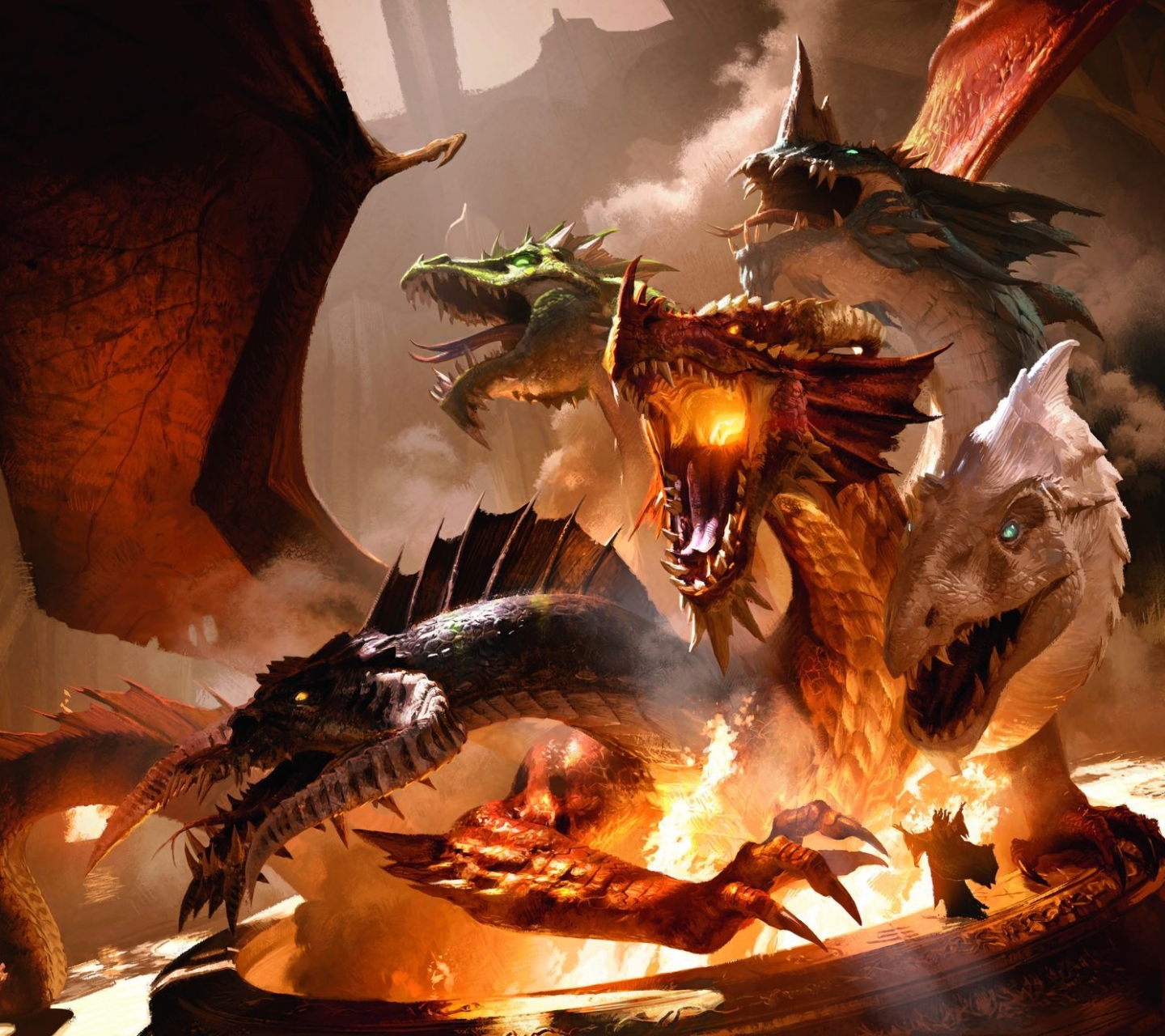 Baixar papel de parede para celular de Jogos, Masmorras E Dragões, Hidra, Tiamat (Dungeons & Dragons) gratuito.