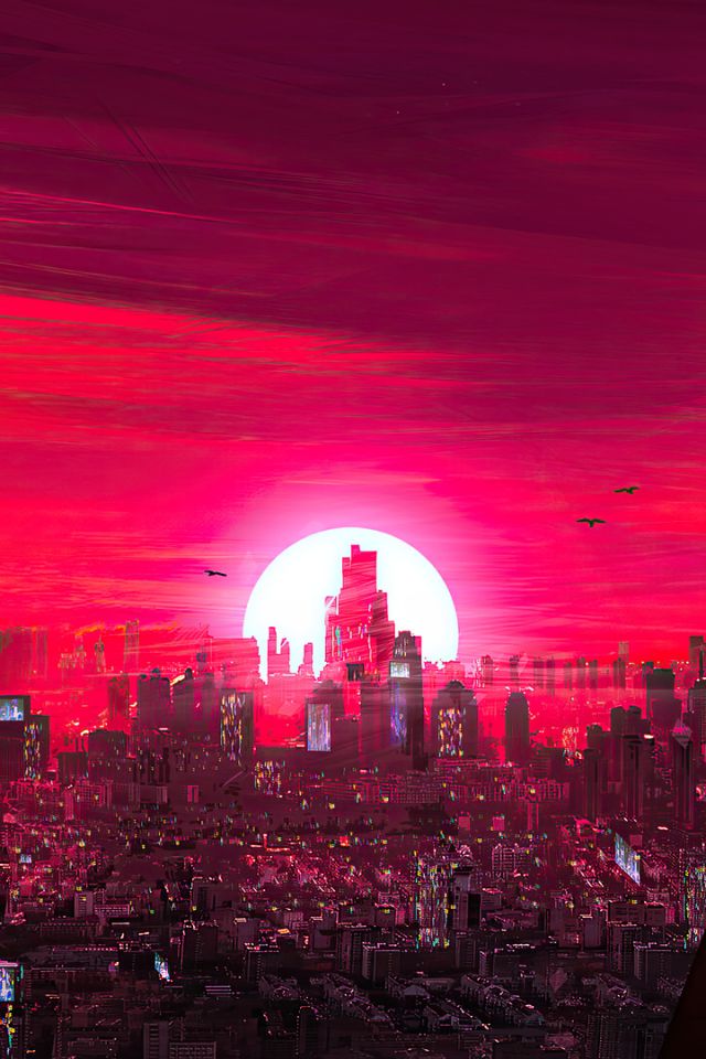 Download mobile wallpaper City, Cityscape, Sci Fi for free.