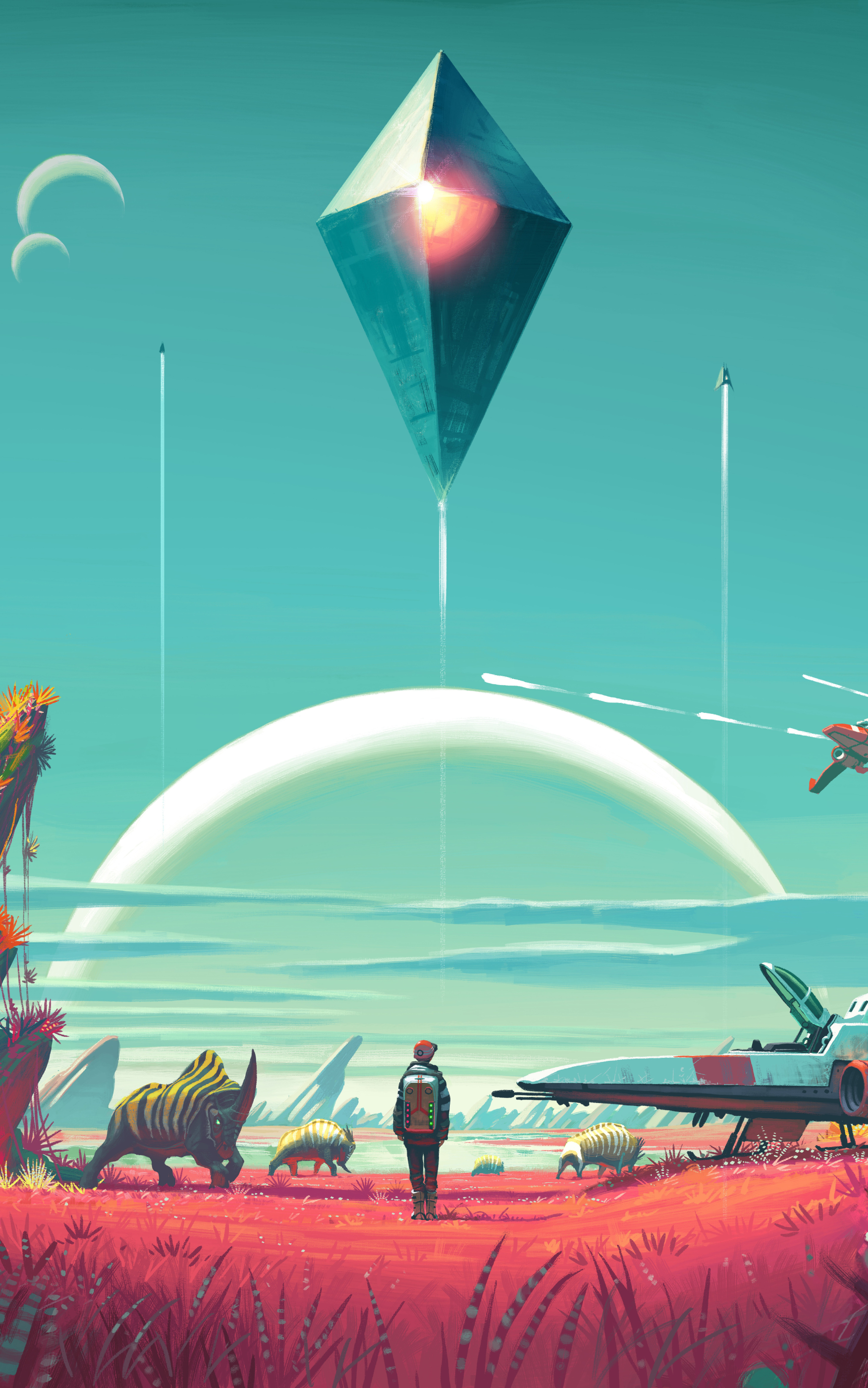 Handy-Wallpaper Computerspiele, No Man's Sky kostenlos herunterladen.