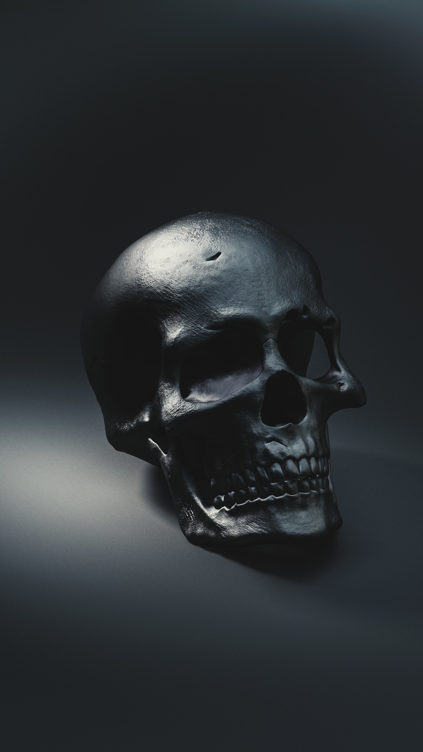 Download mobile wallpaper Dark, Skull for free.