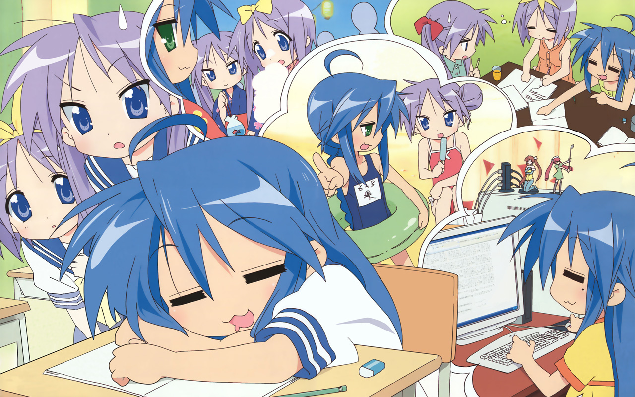 1434473 Hintergrundbild herunterladen animes, raki suta: lucky star - Bildschirmschoner und Bilder kostenlos