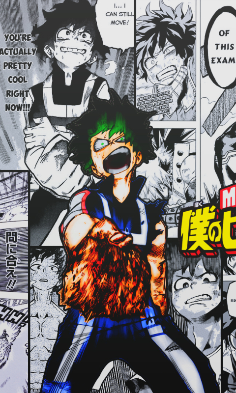 Handy-Wallpaper Animes, Izuku Midoriya, Boku No Hero Academia kostenlos herunterladen.