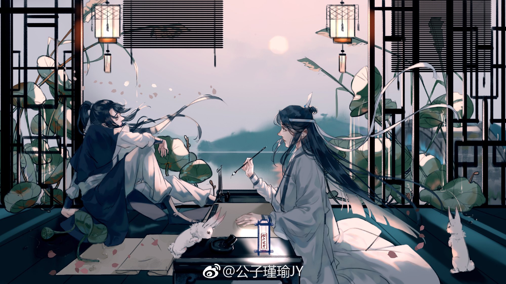 Descarga gratuita de fondo de pantalla para móvil de Animado, Lanzhan, Wei Ying, Lan Wangji, Wei Wu Xian, Mo Dao Zu Shi.