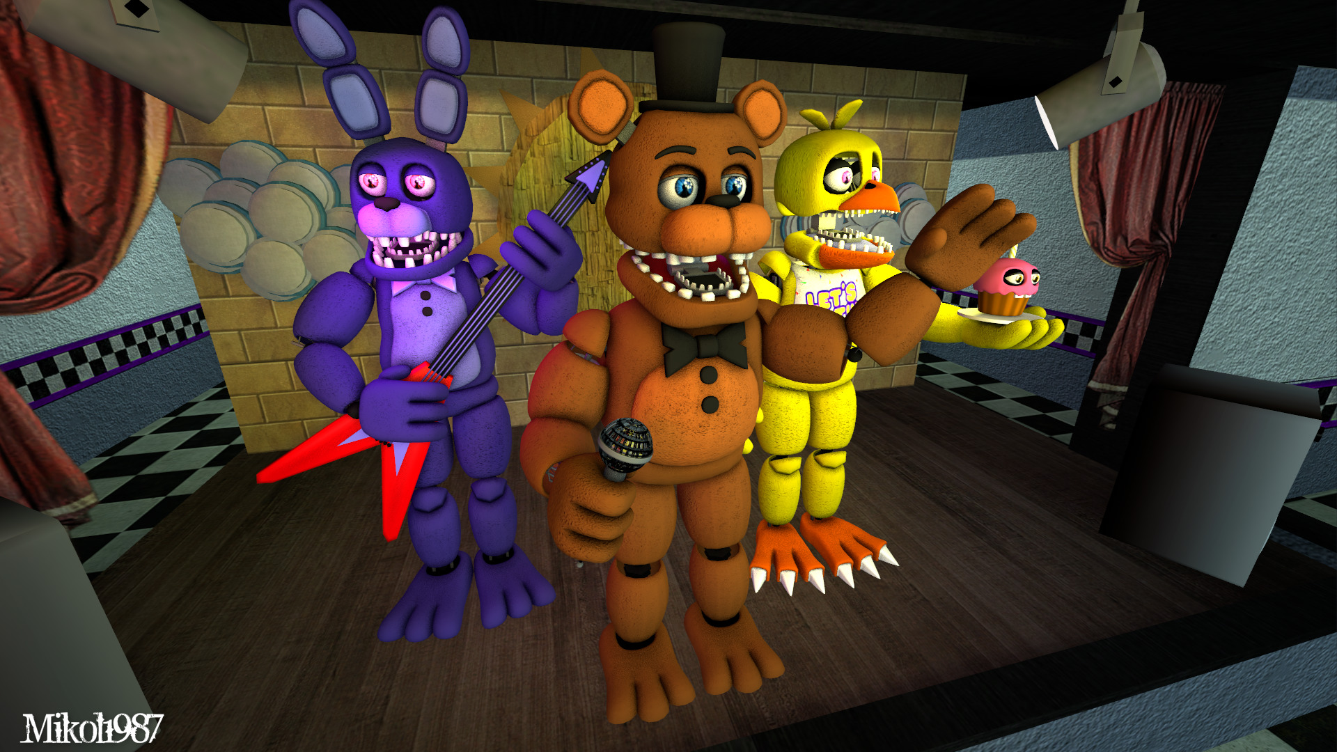 five nights at freddy's 2, video game, five nights at freddy's