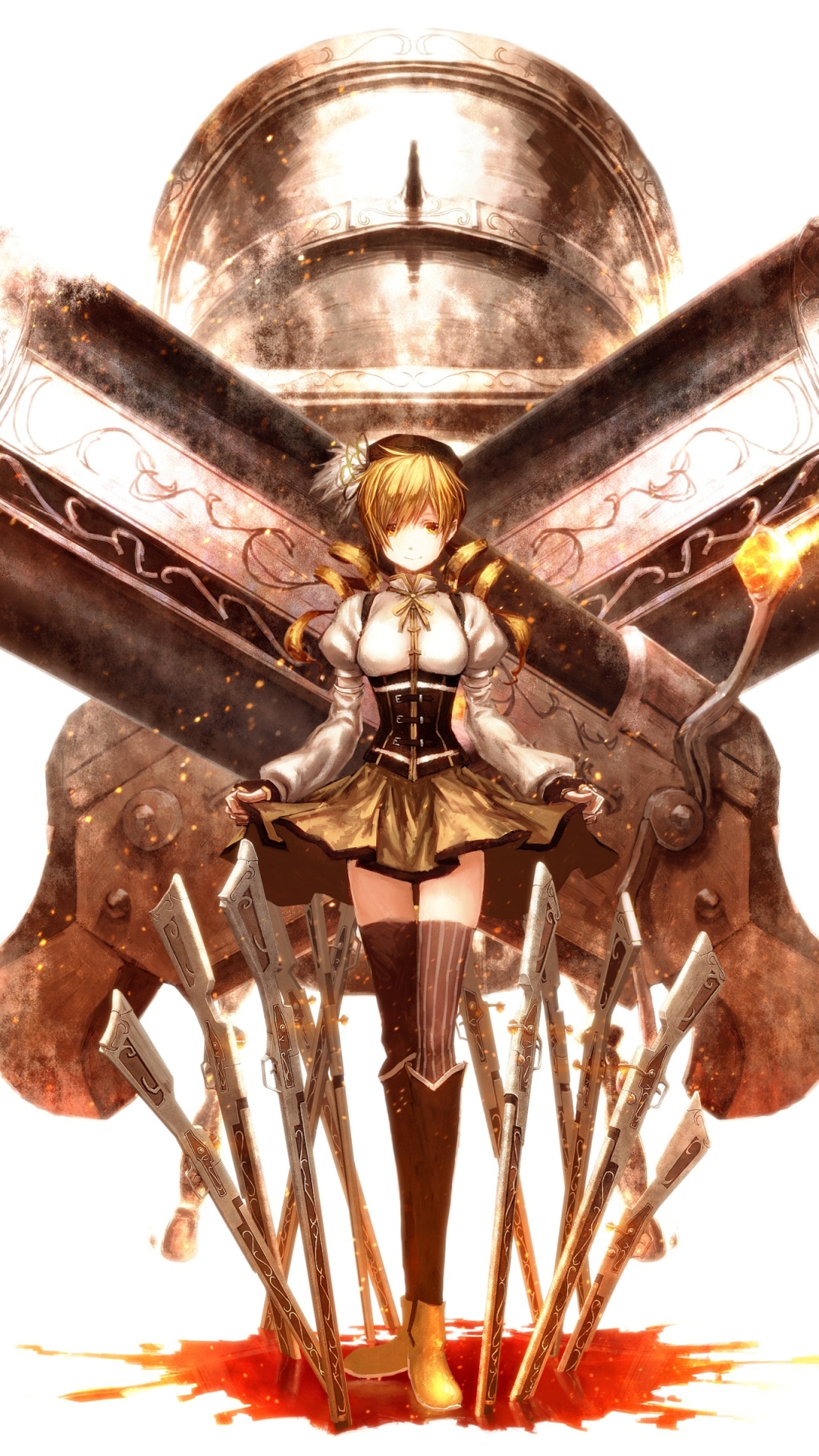 Descarga gratuita de fondo de pantalla para móvil de Animado, Puella Magi Madoka Magica, Mami Tomoe.