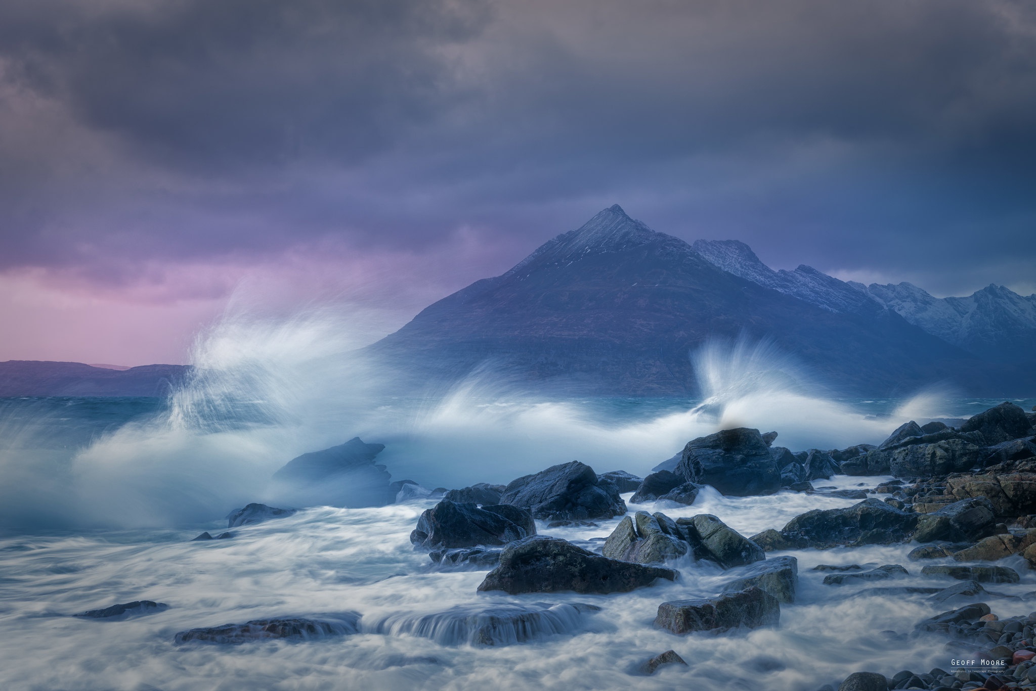 Baixe gratuitamente a imagem Pedra, Montanha, Oceano, Escócia, Terra/natureza na área de trabalho do seu PC