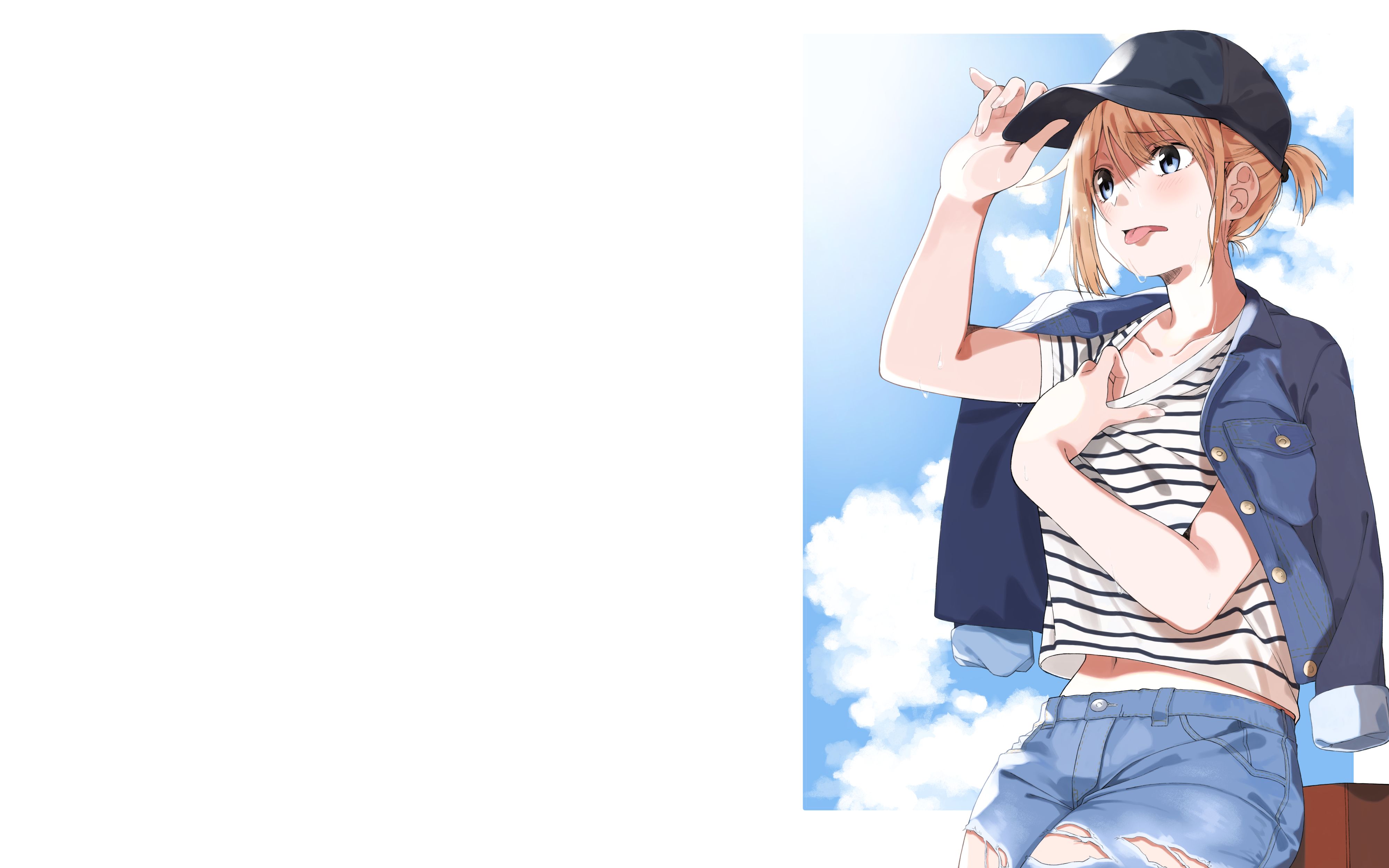 Download mobile wallpaper Anime, Summer, Original for free.