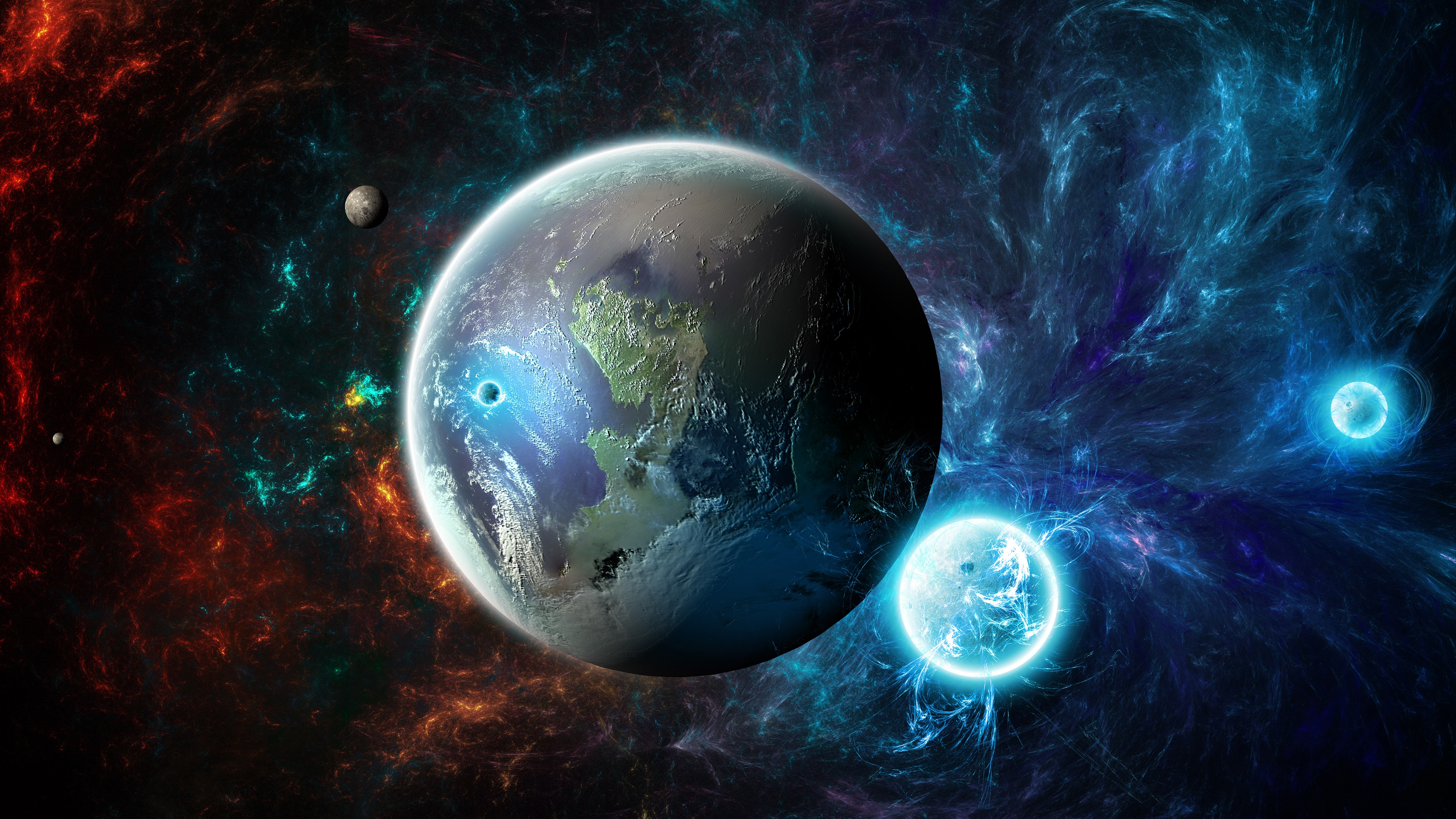 Скачать обои бесплатно Планета, Научная Фантастика картинка на рабочий стол ПК