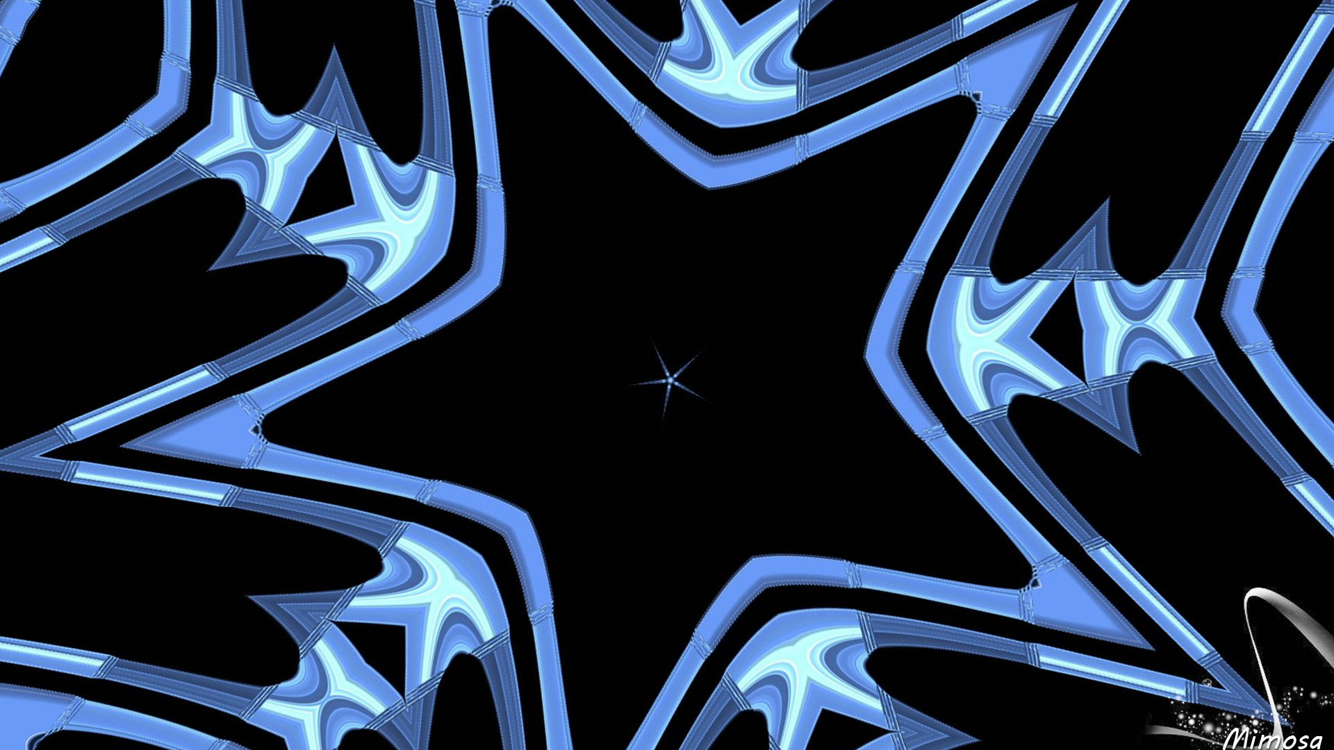 Laden Sie das Abstrakt, Kaleidoskop, Stern-Bild kostenlos auf Ihren PC-Desktop herunter