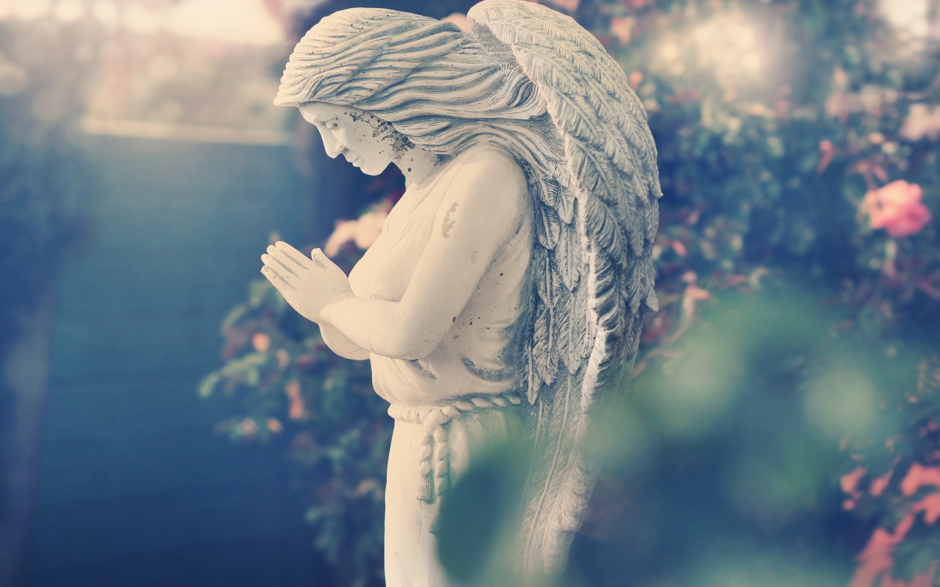 Download mobile wallpaper Man Made, Angel Statue for free.