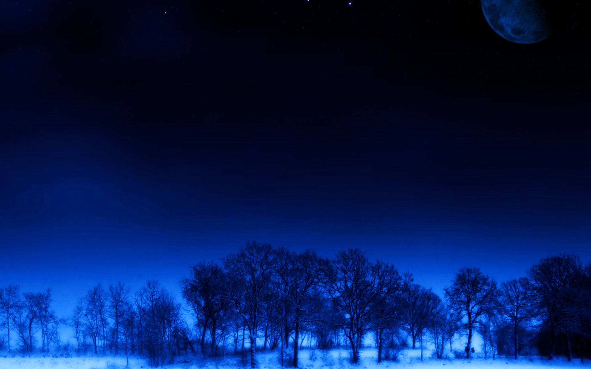 Download mobile wallpaper Sleep, Dream, Stars, Trees, Nature, Night, Moon for free.