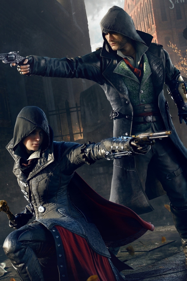 Download mobile wallpaper Assassin's Creed, Video Game, Assassin's Creed: Syndicate, Jacob Frye, Evie Frye for free.
