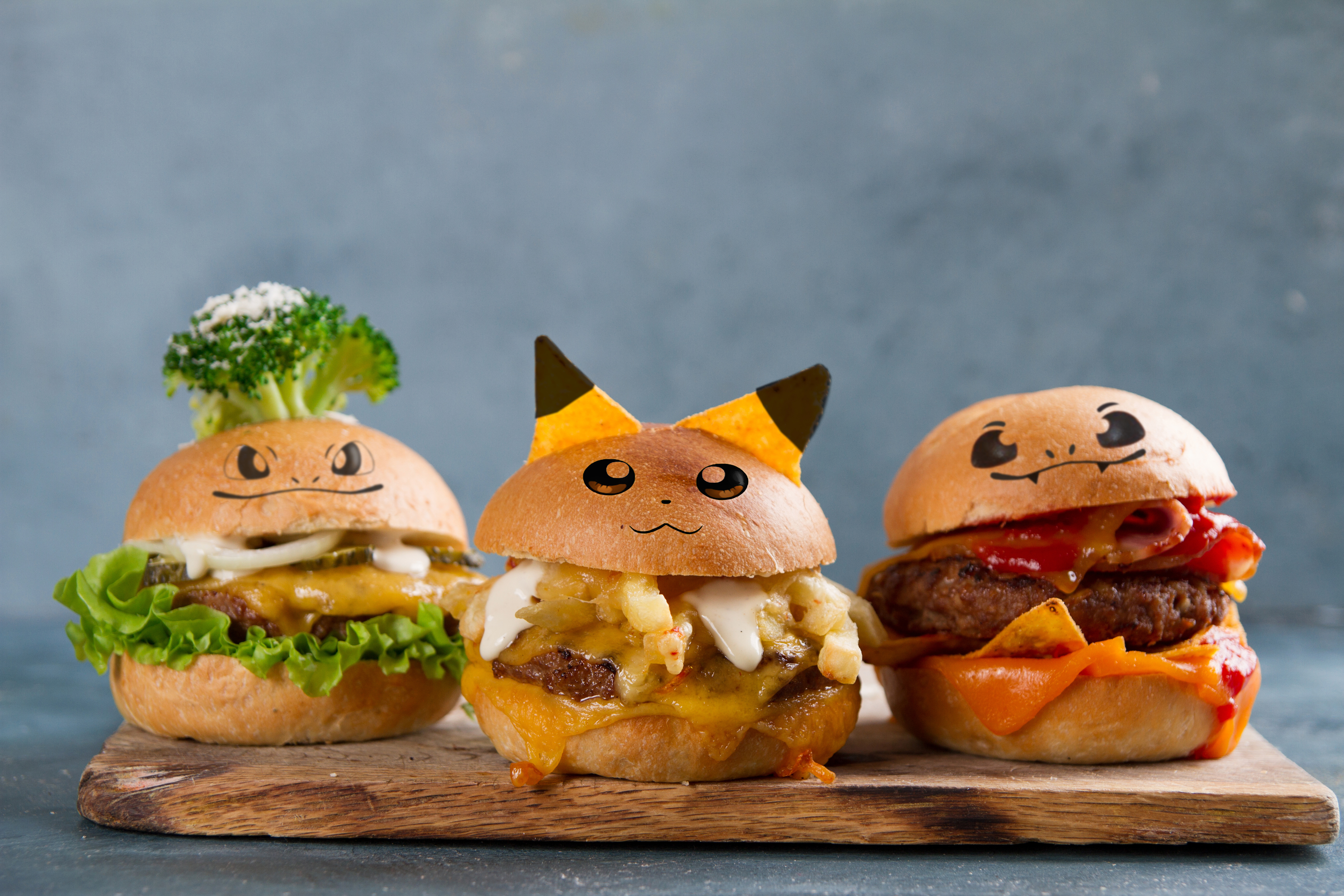 Handy-Wallpaper Hamburger, Pokémon, Nahrungsmittel kostenlos herunterladen.