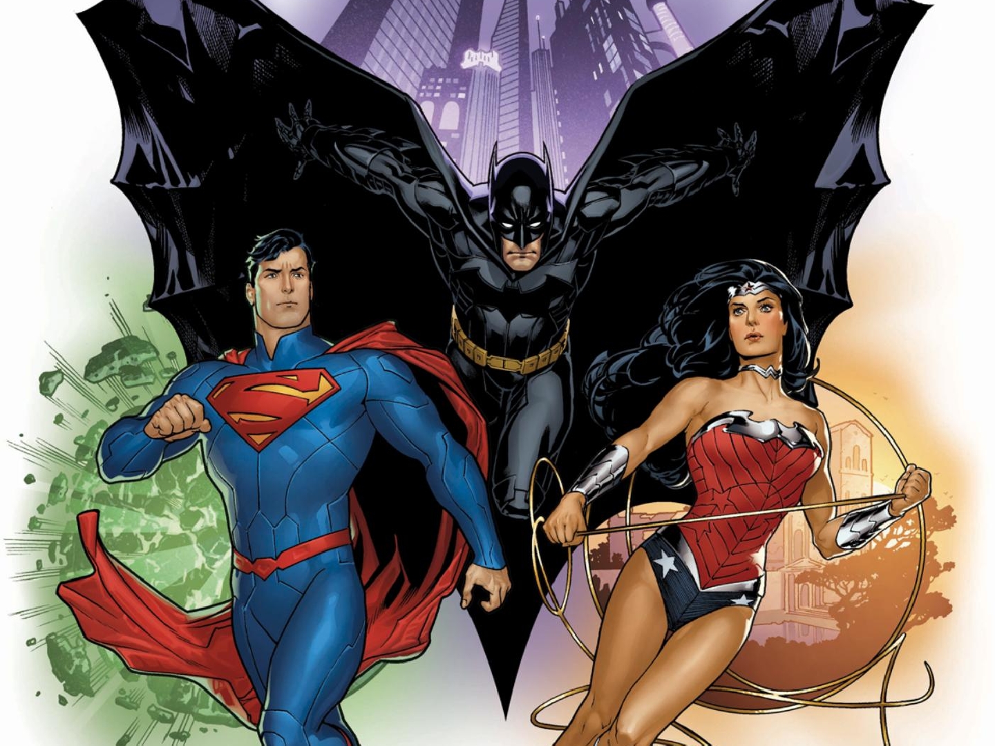 275628壁紙のダウンロード漫画, ジャスティス・リーグ, バットマン, dcコミックス, ダイアナ・プリンス, スーパーマン, 新しい 52, ワンダーウーマン-スクリーンセーバーと写真を無料で