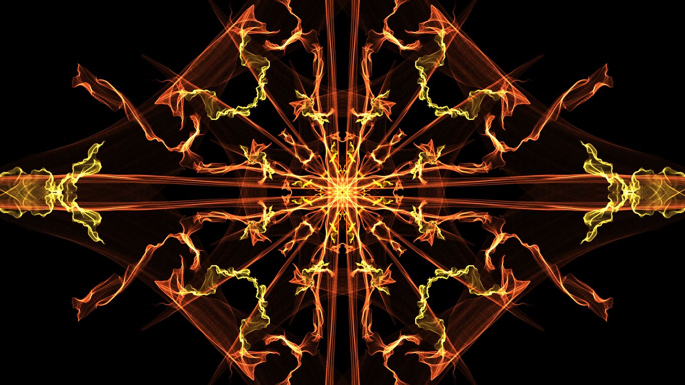 Download mobile wallpaper Abstract, Orange (Color), Generative for free.