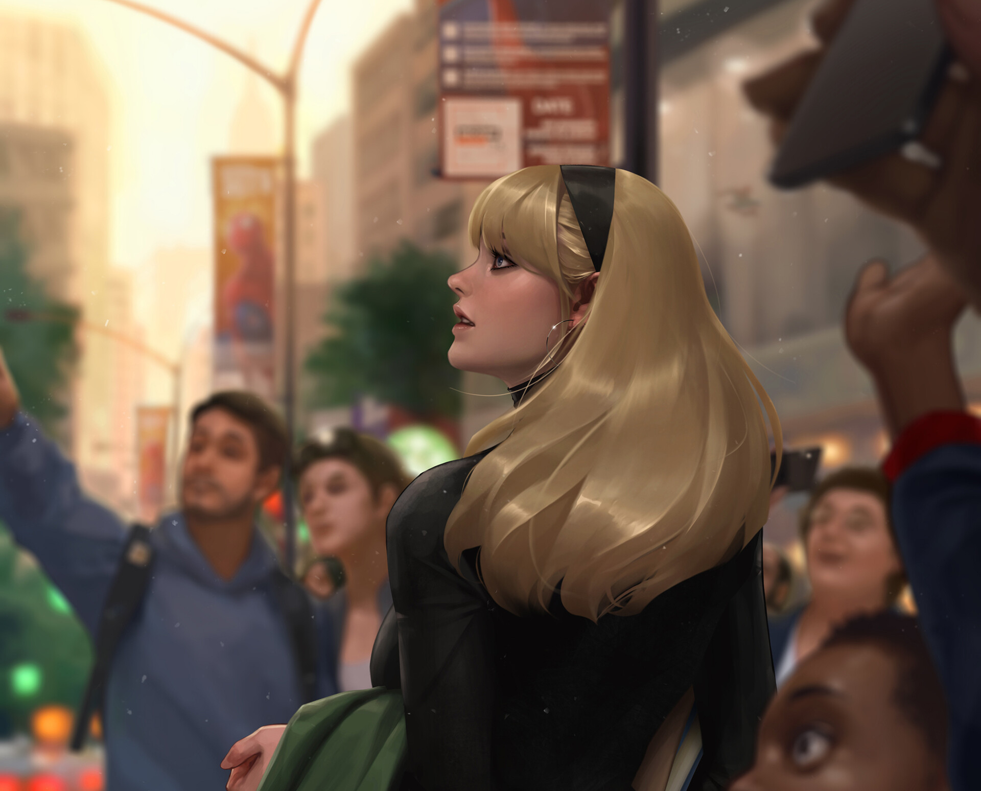 Download mobile wallpaper Blonde, Comics, Gwen Stacy for free.
